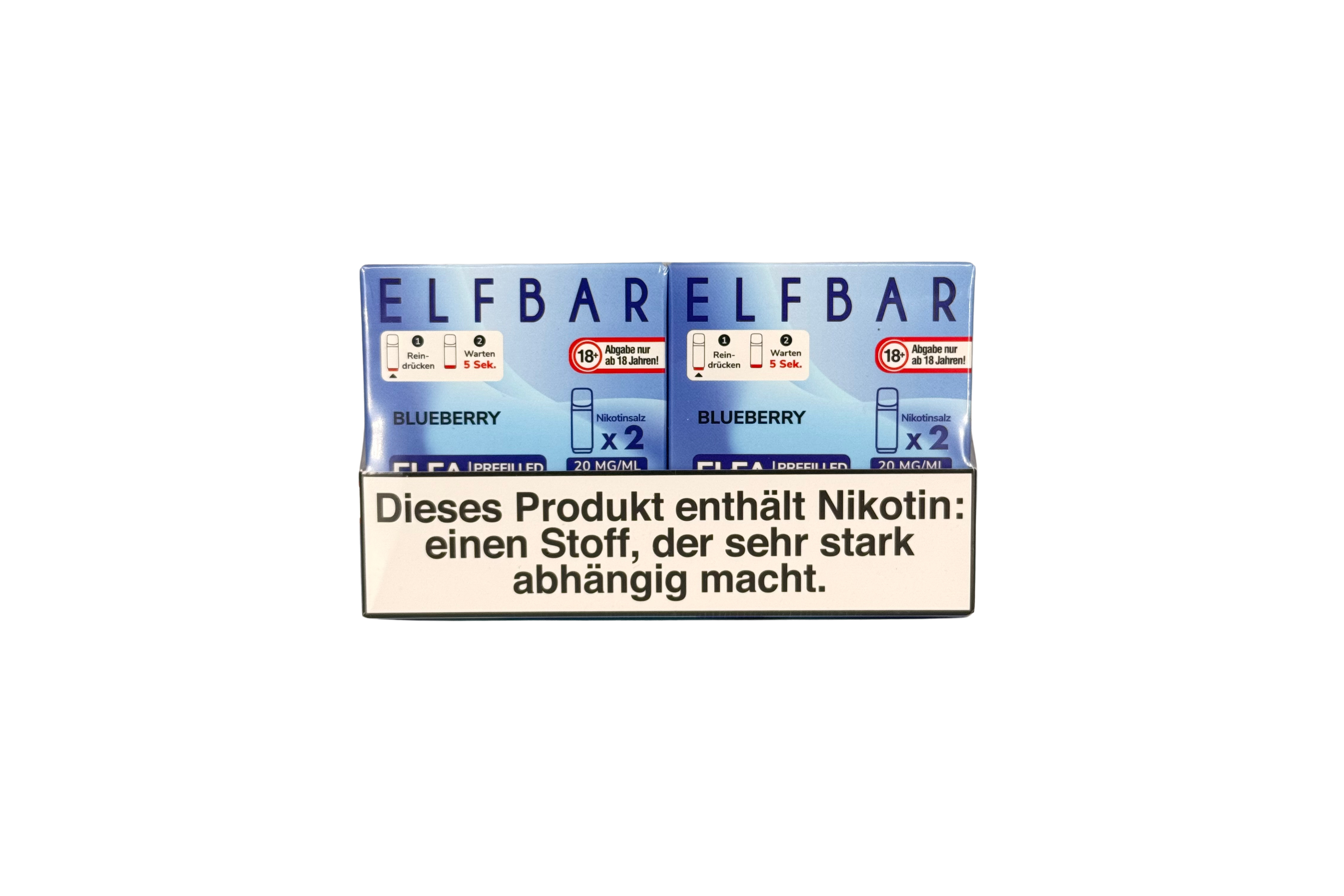 Elfbar ELFA CP Prefilled Pod, Blueberry, VPE: 2 Stk. / Box - 20mg/ml Nikotingehalt,
