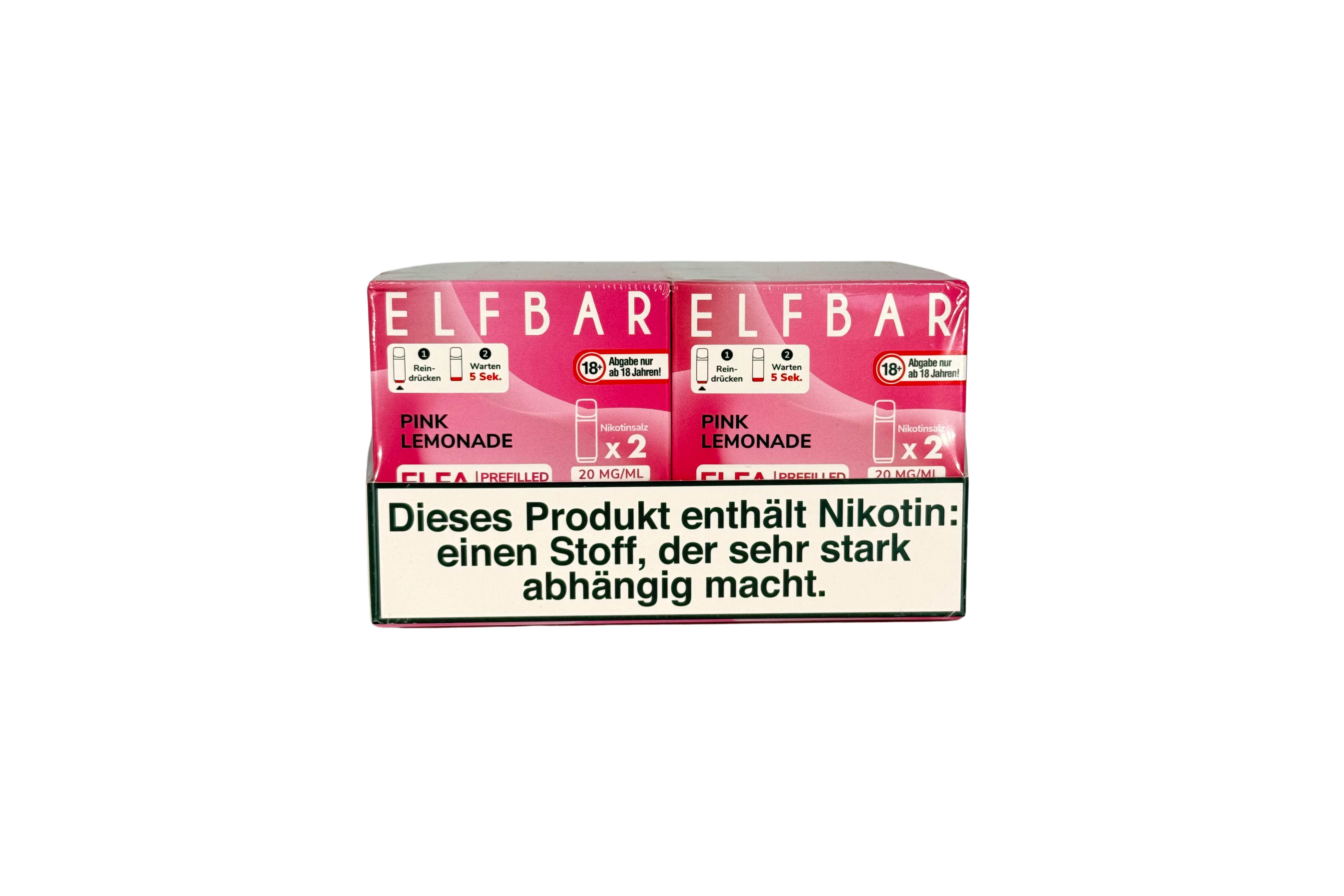Elfbar ELFA CP Prefilled Pod, Pink Lemonade, VPE: 2 Stk. / Box - 20mg/ml Nikotingehalt