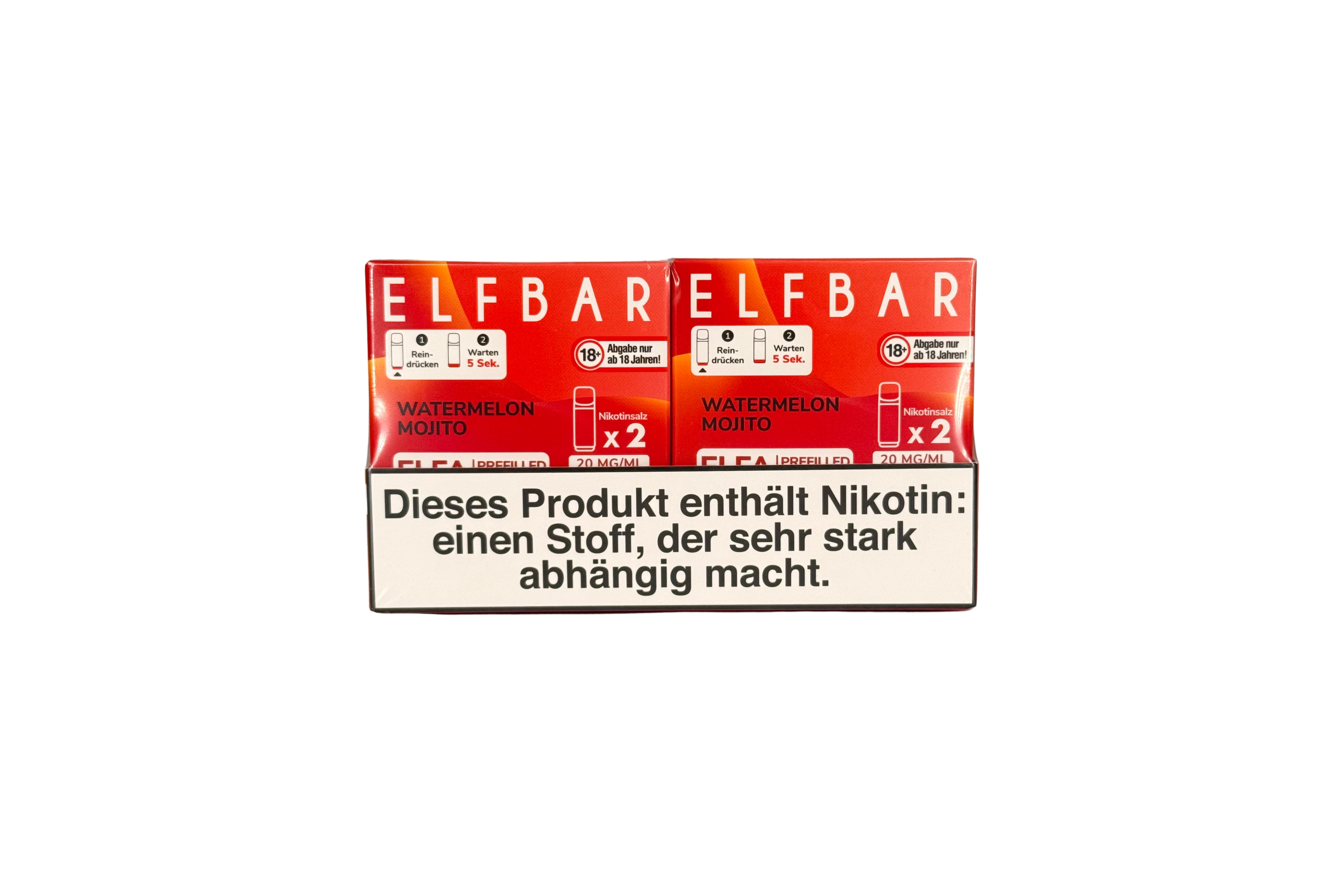 Elfbar ELFA CP Prefilled Pod, Watermelon Mojito, VPE: 2 Stk. / Box - 20mg/ml Nikotingehalt