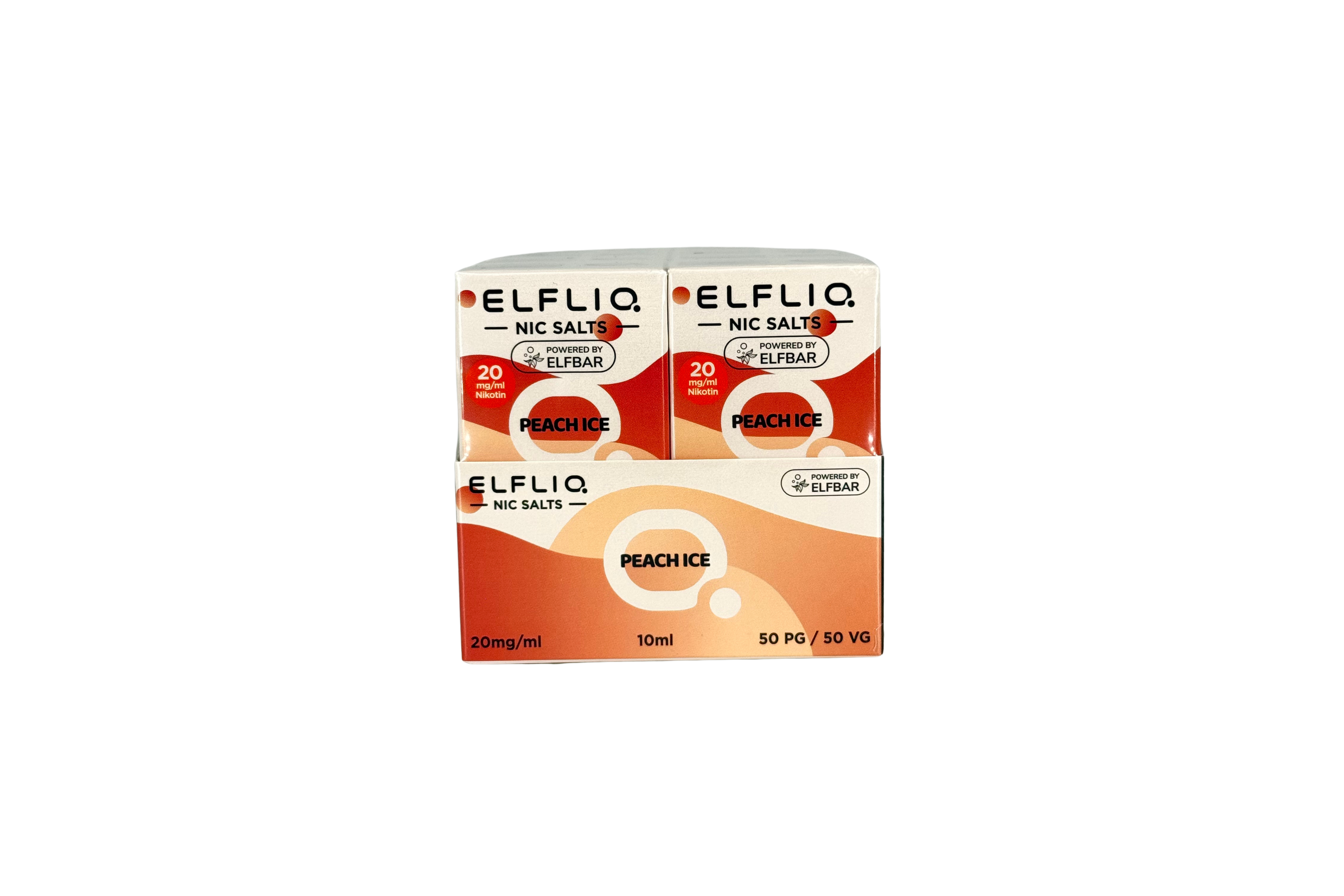 ELFLIQ Peach Ice Nikotinsalz Liquid 10ml, 20mg/ml Nikotin