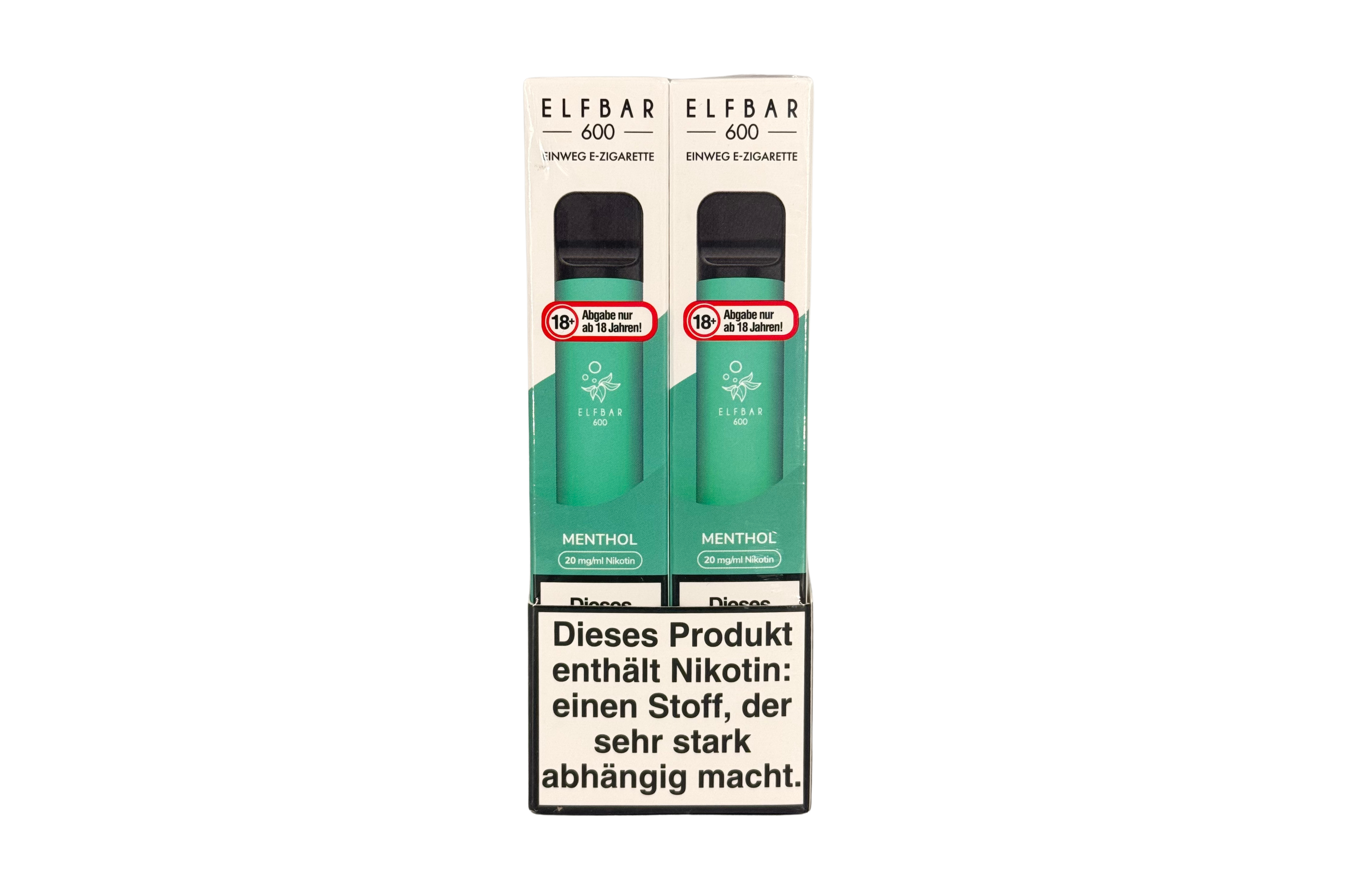 Elf Bar 600 Einweg e-Zigarette, Menthol, VPE: 1 Stk. / Box - 20mg/ml Nikotingehalt