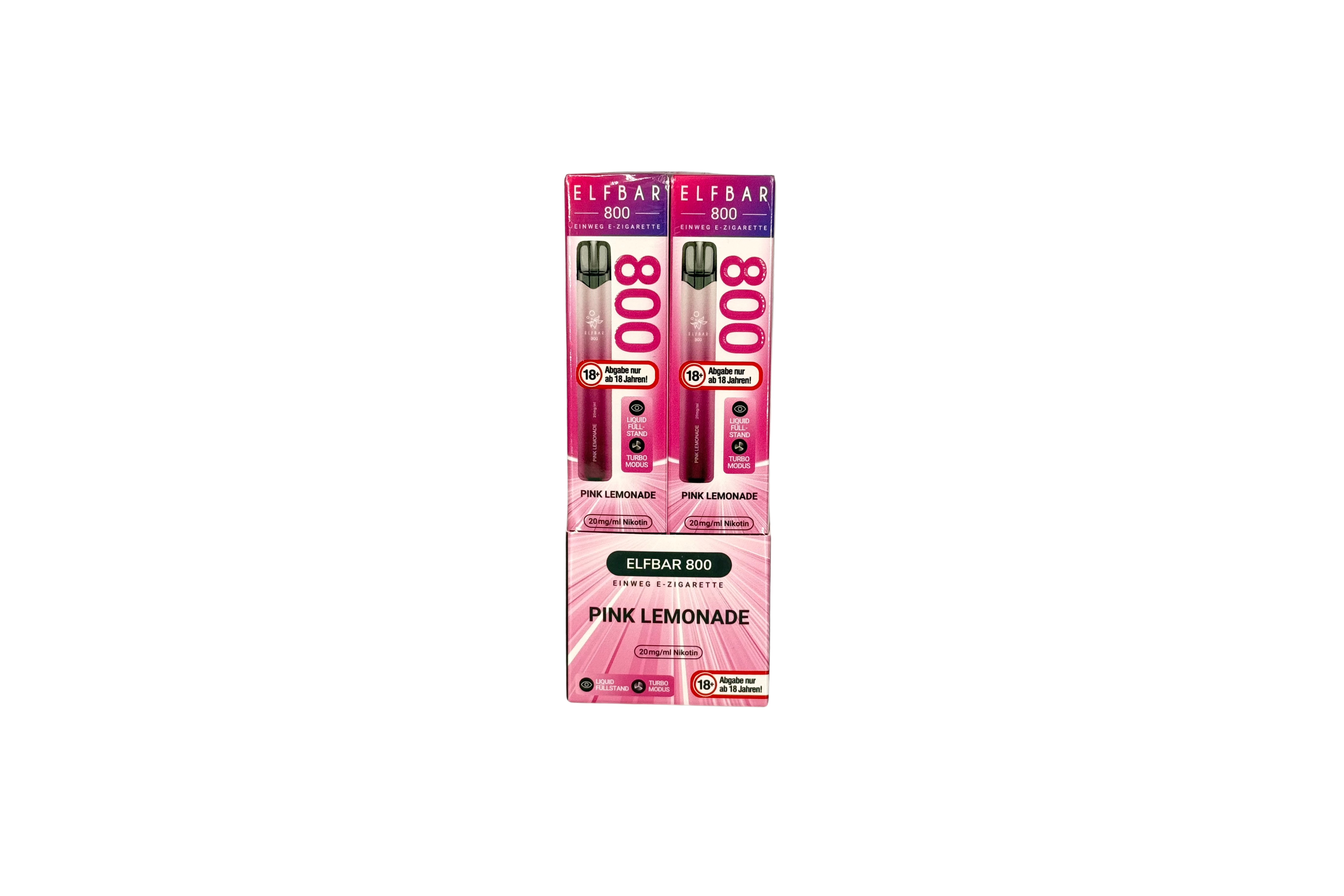 Elfbar 800 Einweg E-Zigarette - Pink Lemonade 20mg/ml, VKE: 10 Stück