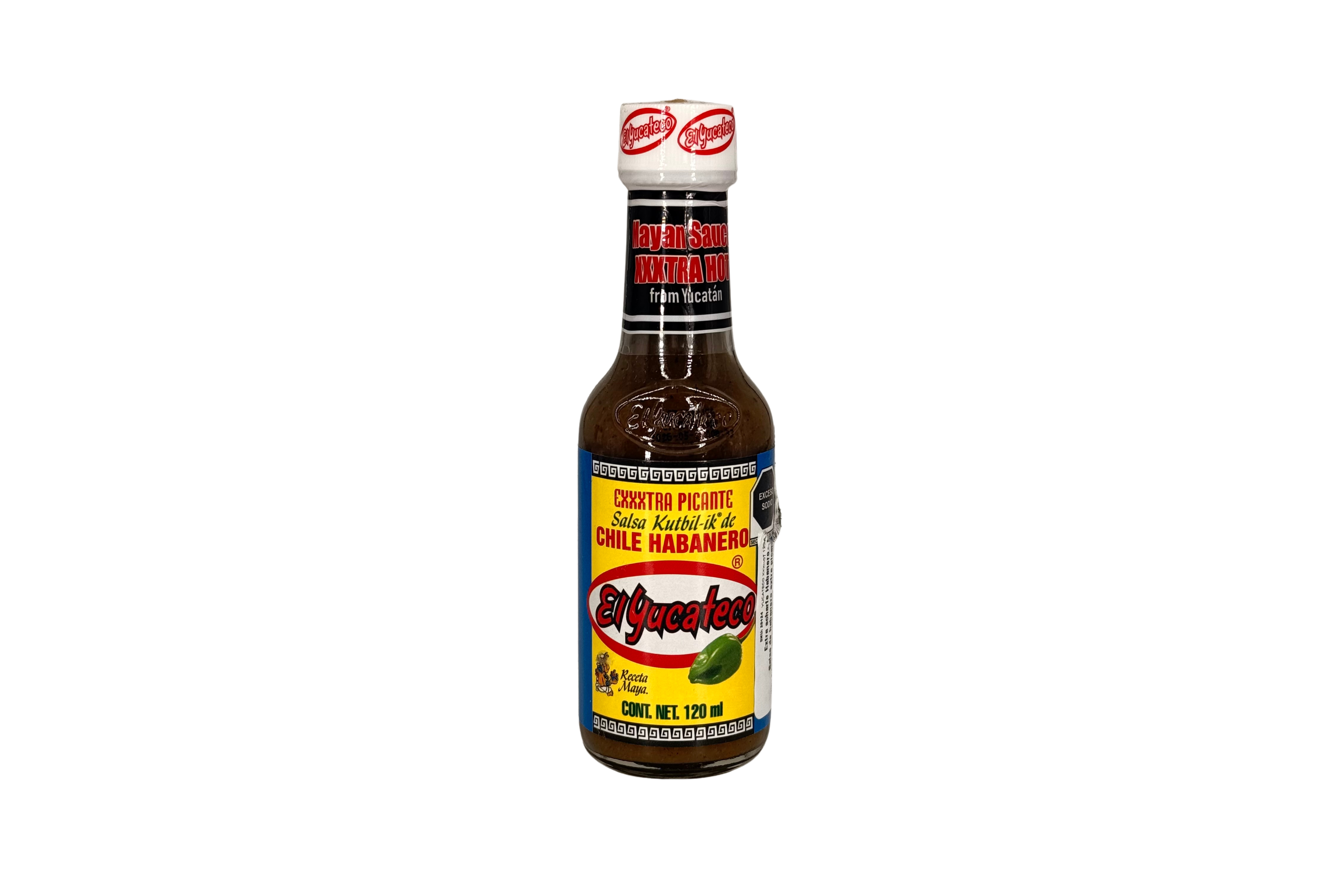 El Yucateco XXXTRA Hot Sauce Habanero, Extrem scharfe Habanero-Chili-Soße, VPE: 1x120ml
