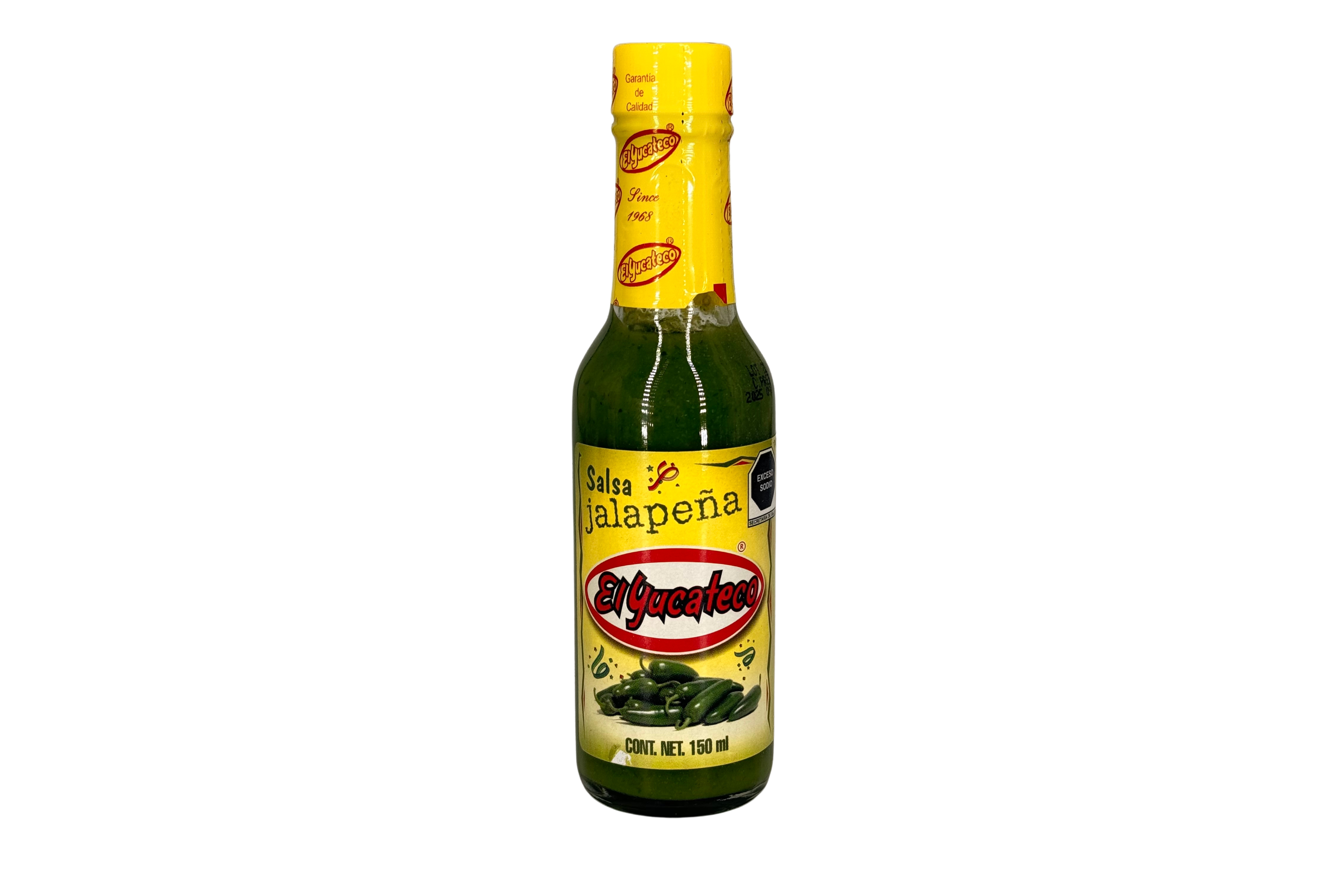 El Yucateco Jalapeños-Chili-Soße, VPE: 1x150ml