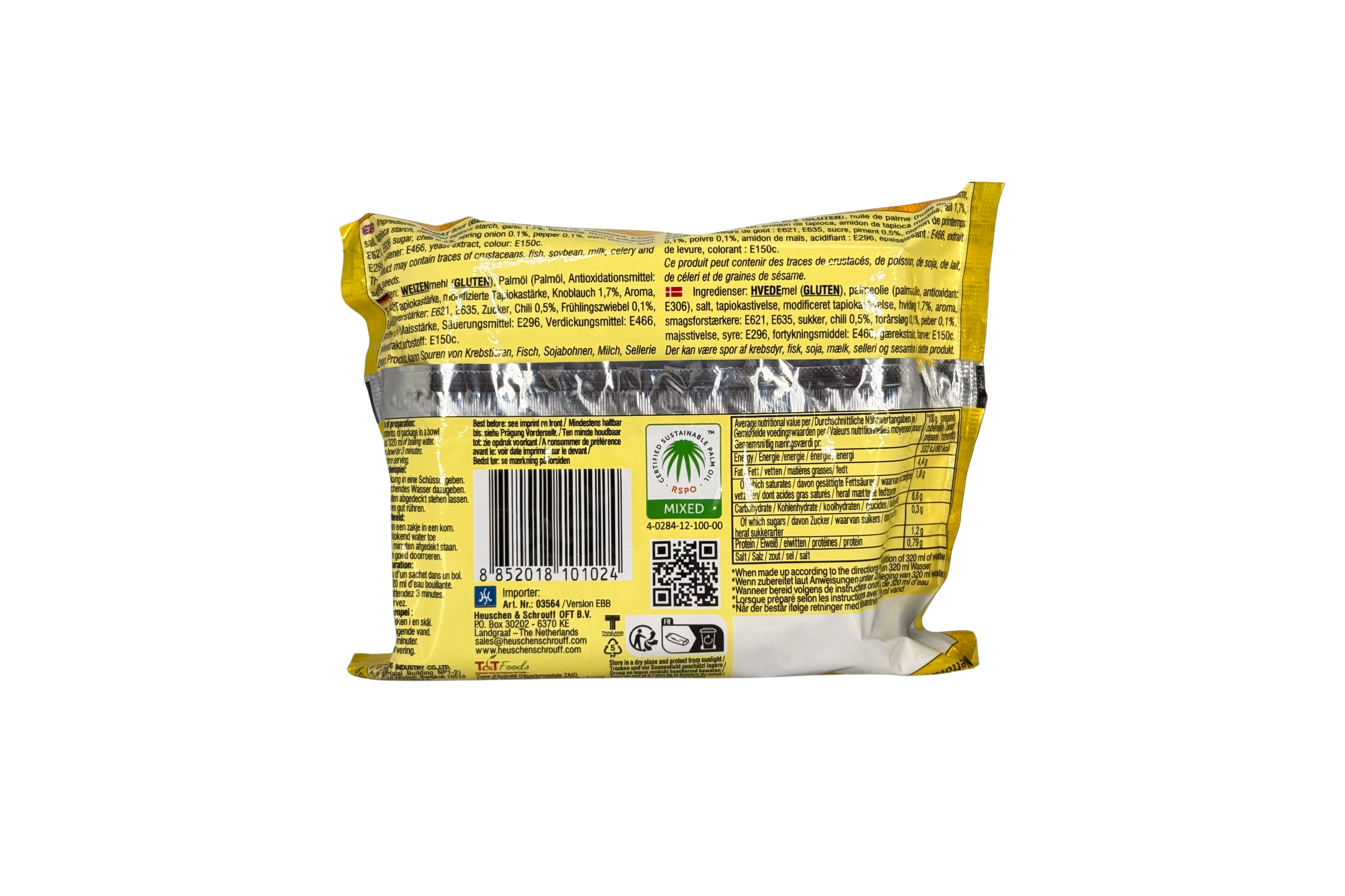 Yum Yum Instant Nudeln Huhn, VPE: 60g, VKE: 30x60g