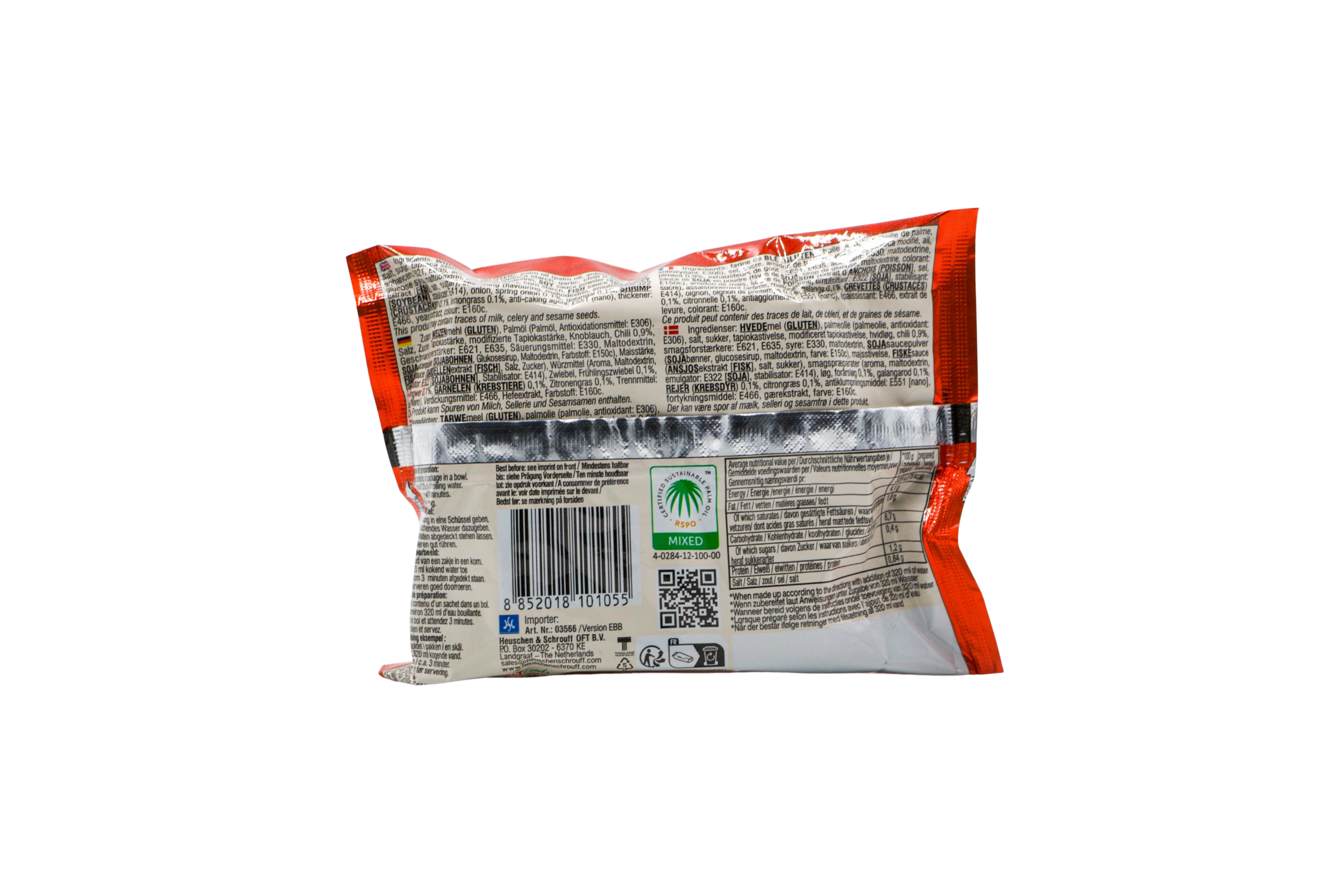 Yum Yum Instant Nudeln Garnele, VPE: 60g, VKE: 30x60g