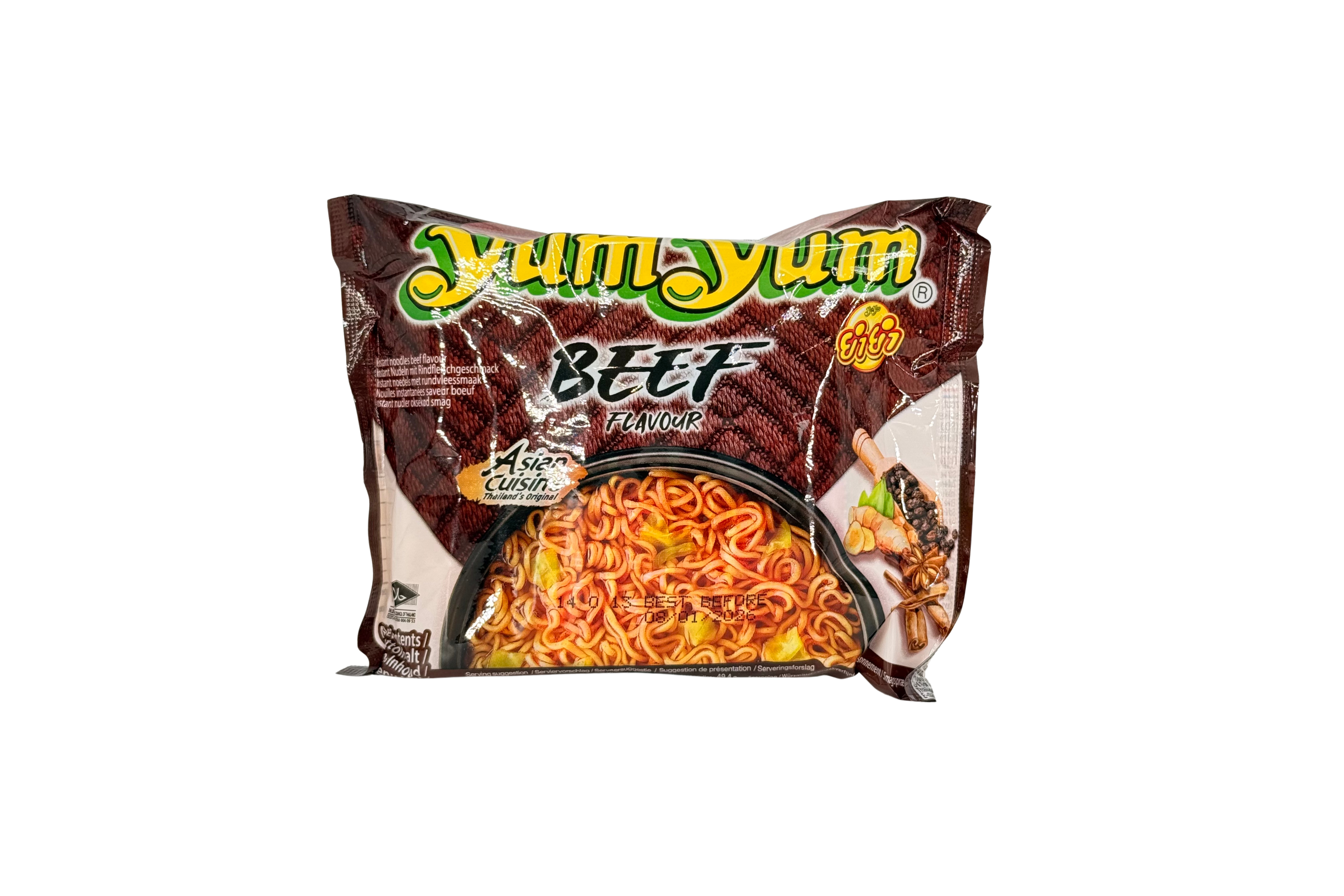 Yum Yum Instant Nudeln Rind, VPE: 60g, VKE: 30x60g