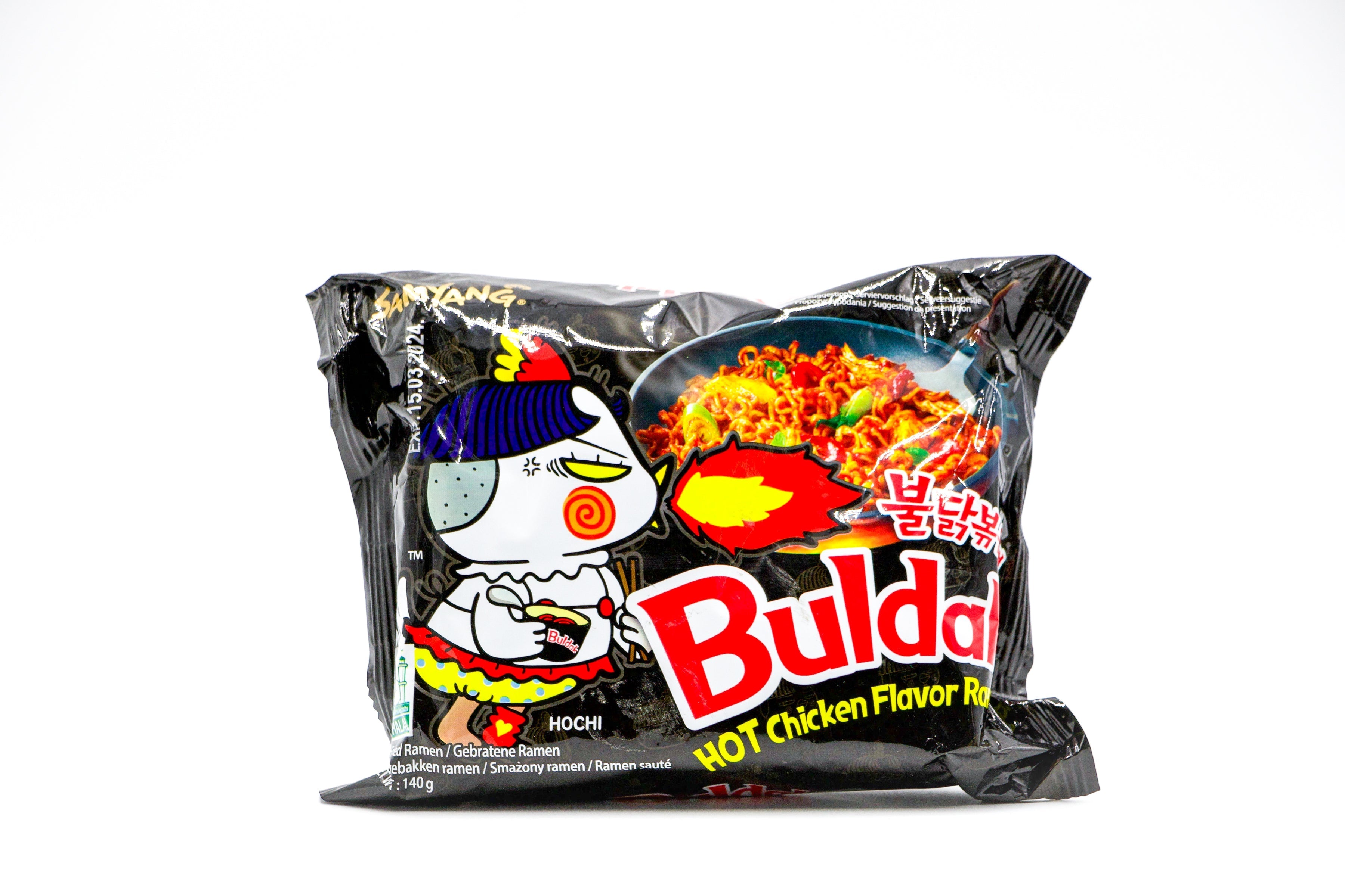 Samyang Buldak Instant Nudeln Hot Chicken, VPE: 140g, VKE: 5x140g