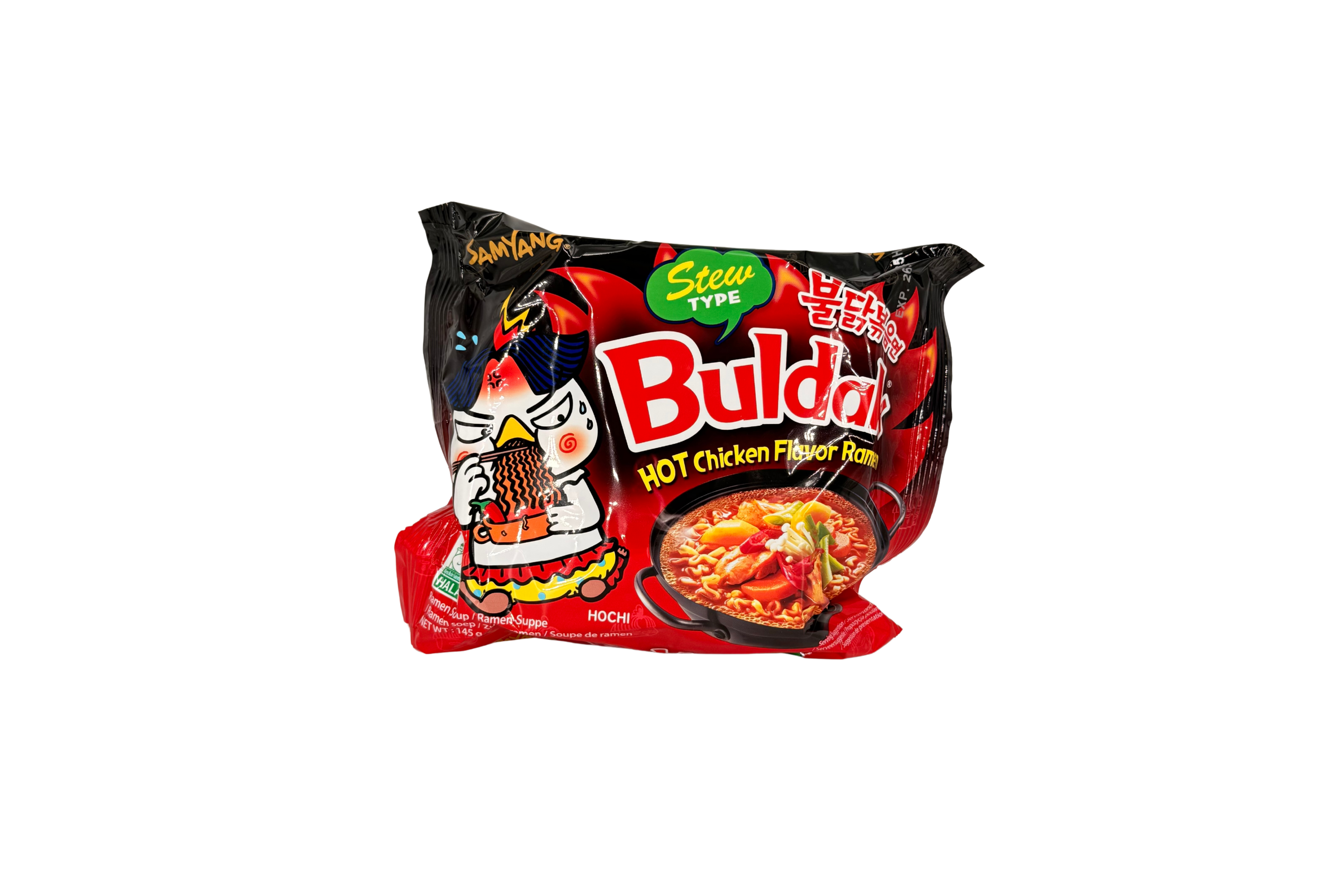 Samyang Buldak Instant Nudeln Hot Chicken Stew type, VPE: 145g, VKE: 5x145g