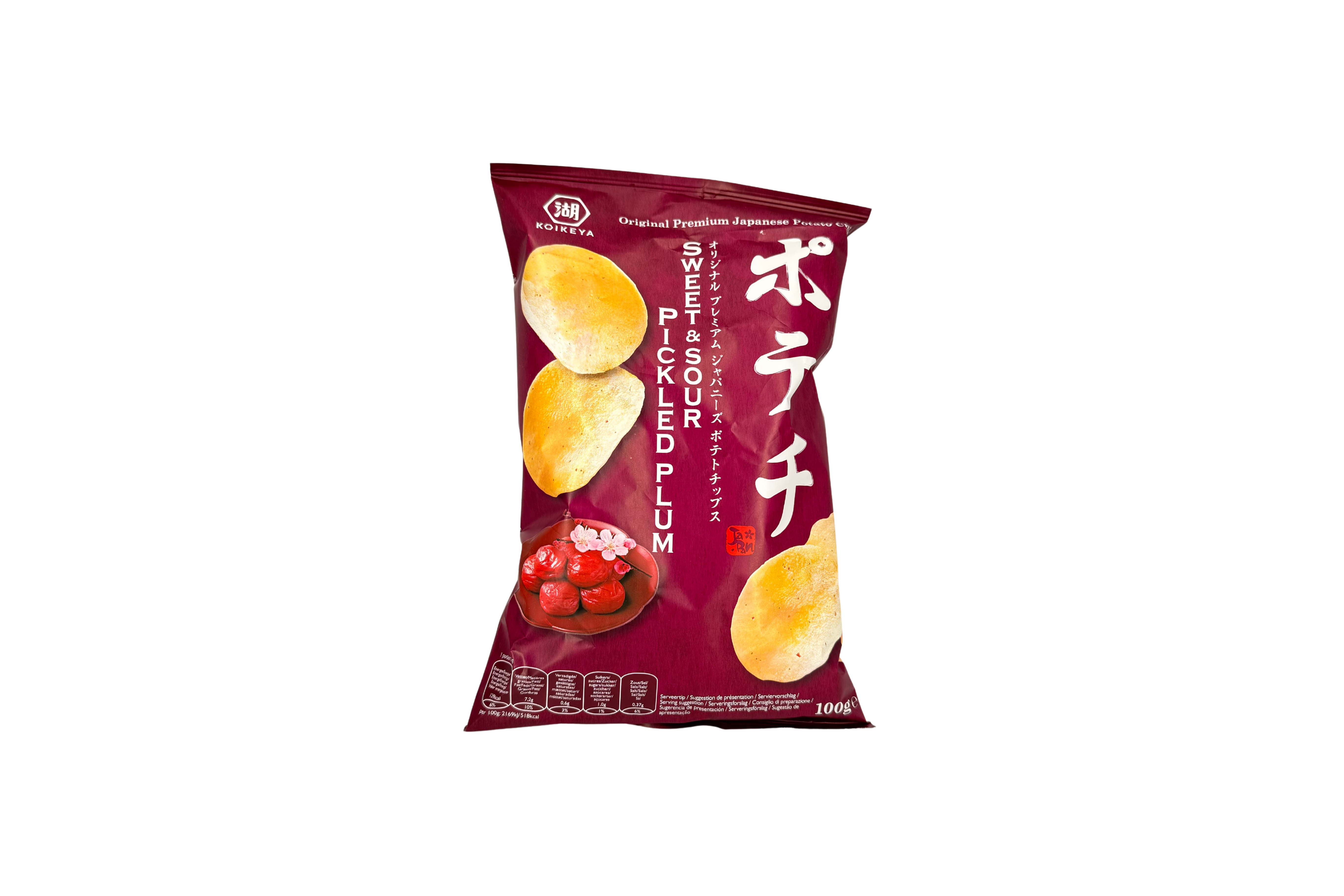 Koike-Ya Potechi Sweet and Sour pickled Plum, VPE: 100g, VKE: 12x100g