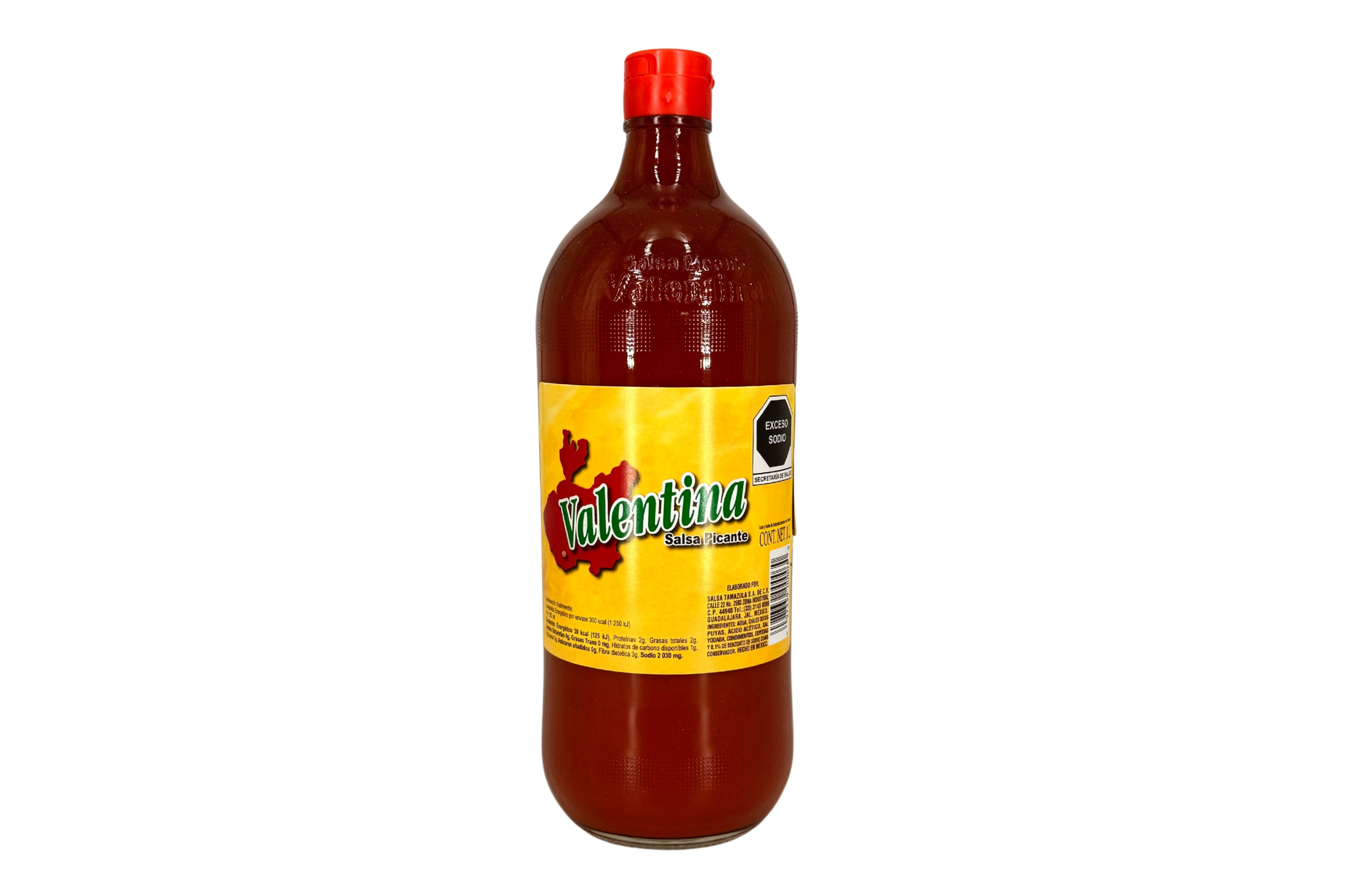 Valentina Salsa Picante Amarilla, Scharfe mexikanische Chili-Soße, VPE: 1000ml, VKE: 12x1000ml