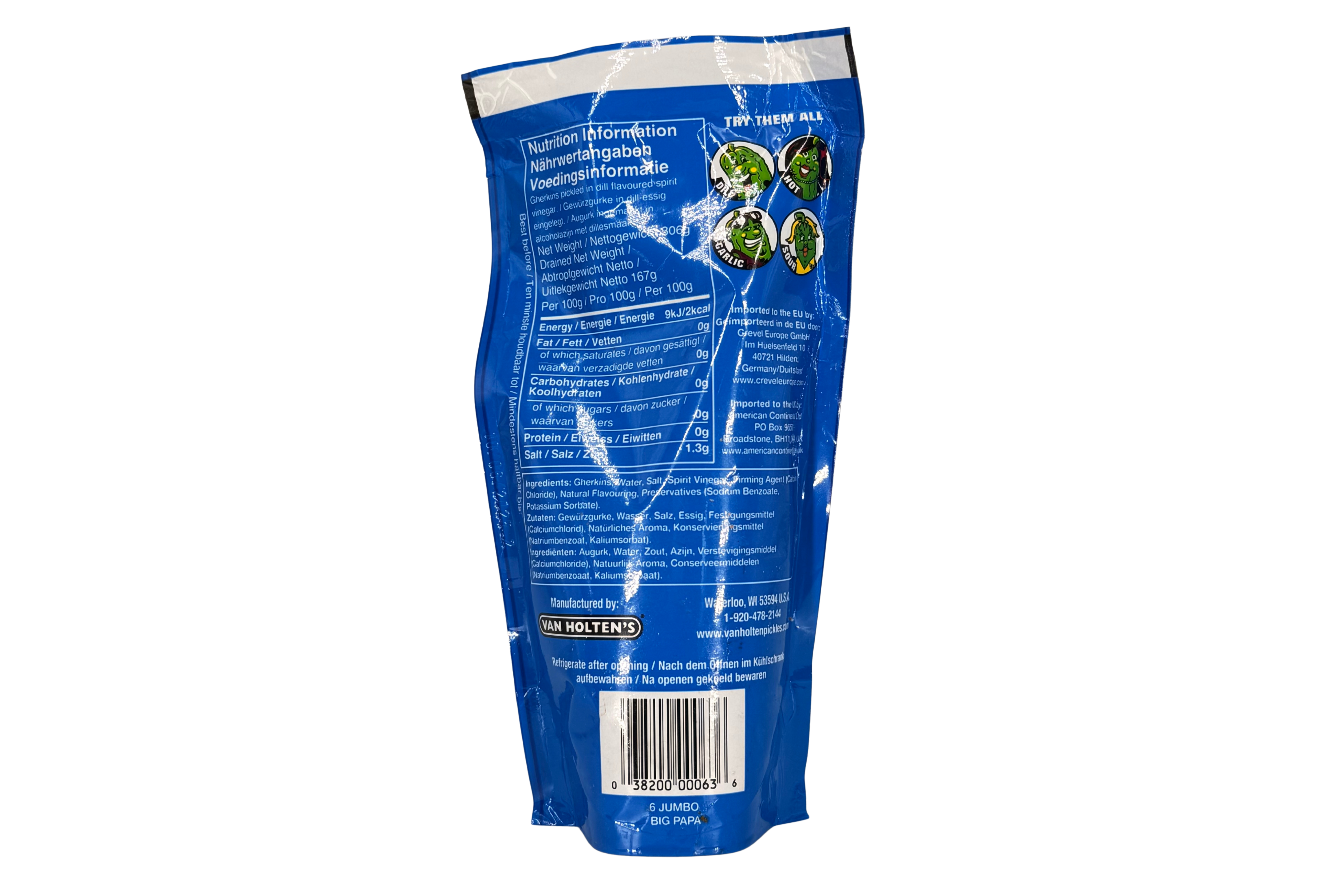 Van Holten´s Big Papa Pickle, VPE: 333g, VKE: 12x333g