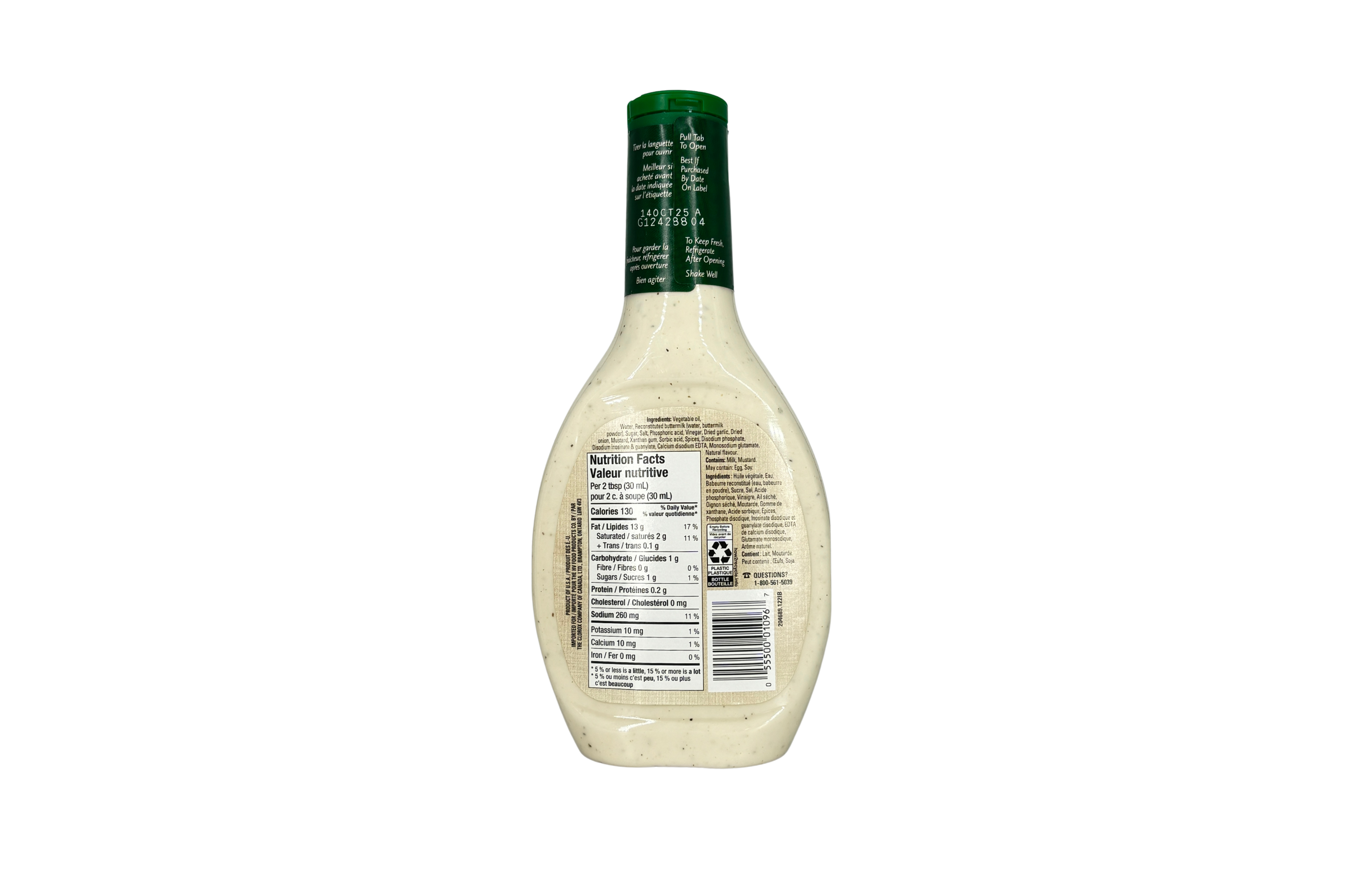 Hidden Valley Ranch Dressing, VPE: 1x473ml Flasche