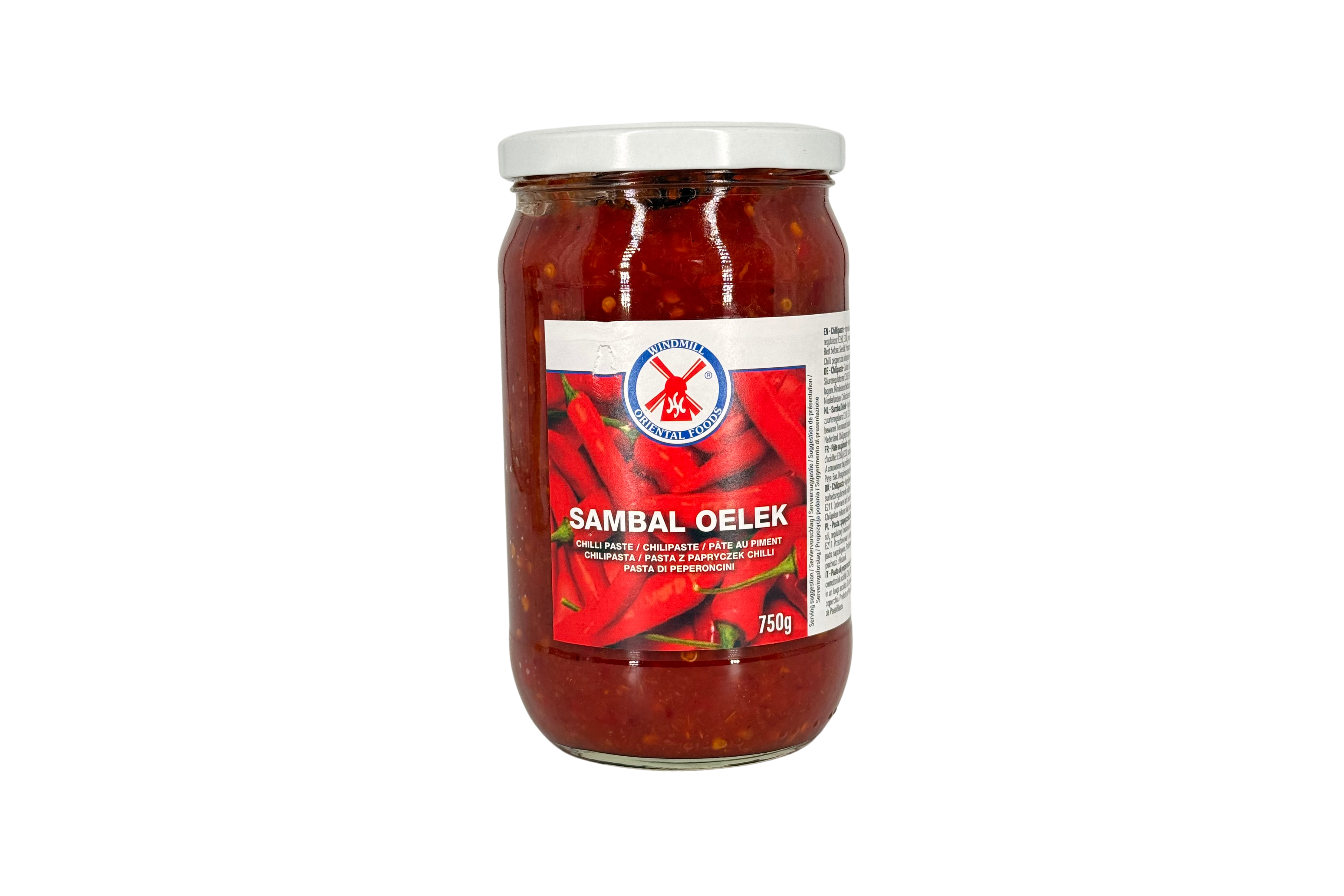 Wind Mill Or. Foods Sambal Oelek Chilipaste, VPE: 750g, VKE: 6x750g