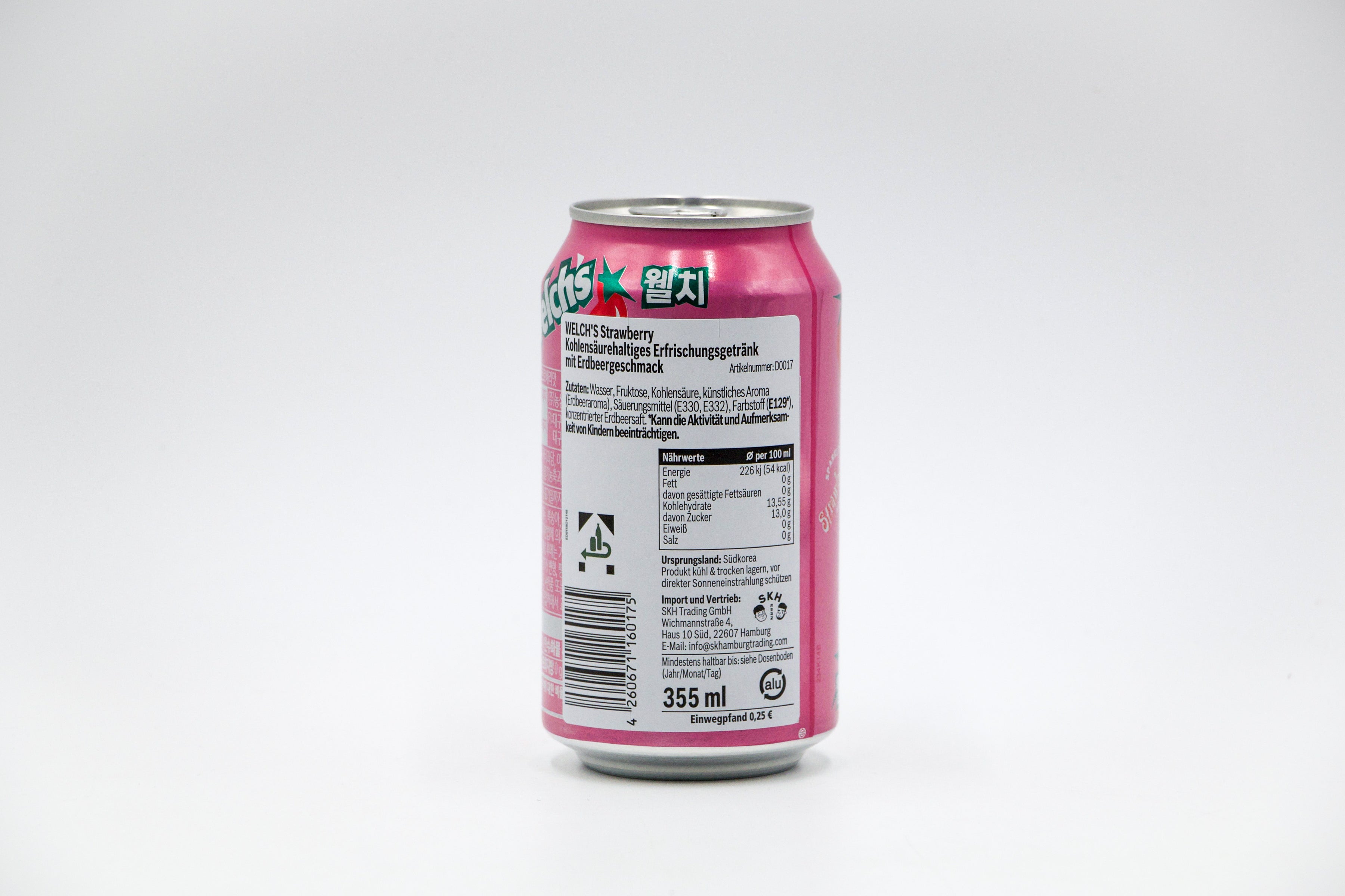 Welch´s Strawberry, VPE: 24x355ml