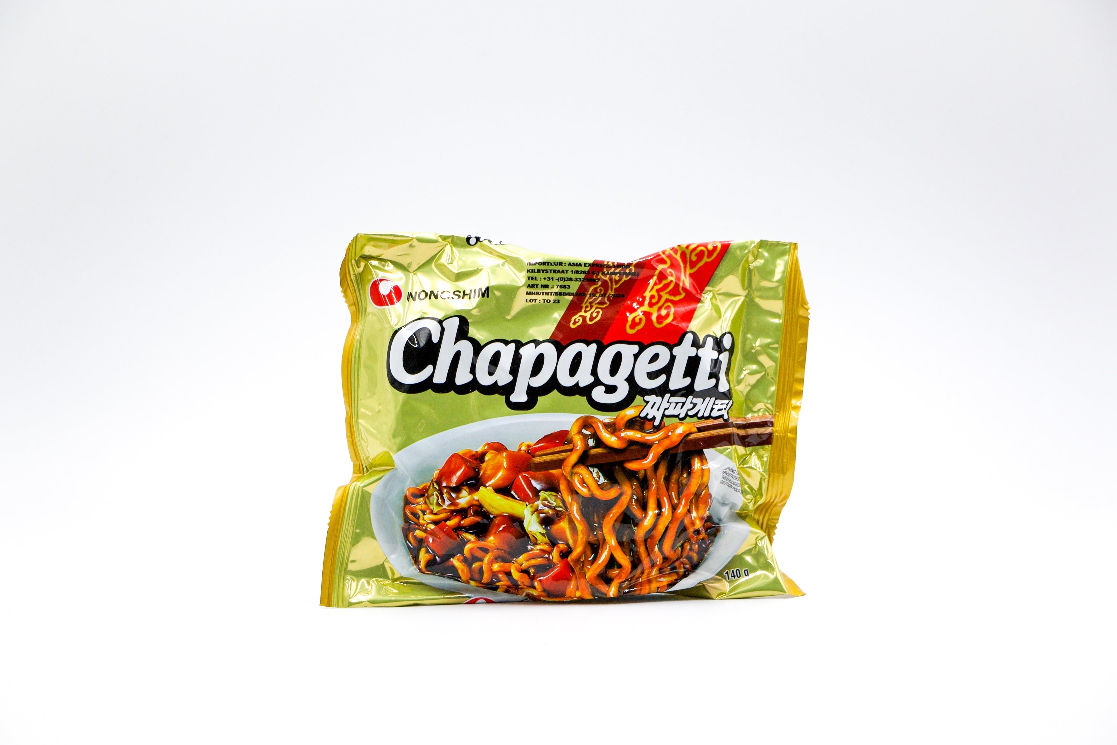 Nongshim Instant Nudeln Chapagetti, VPE: 140g, VKE: 20x120g