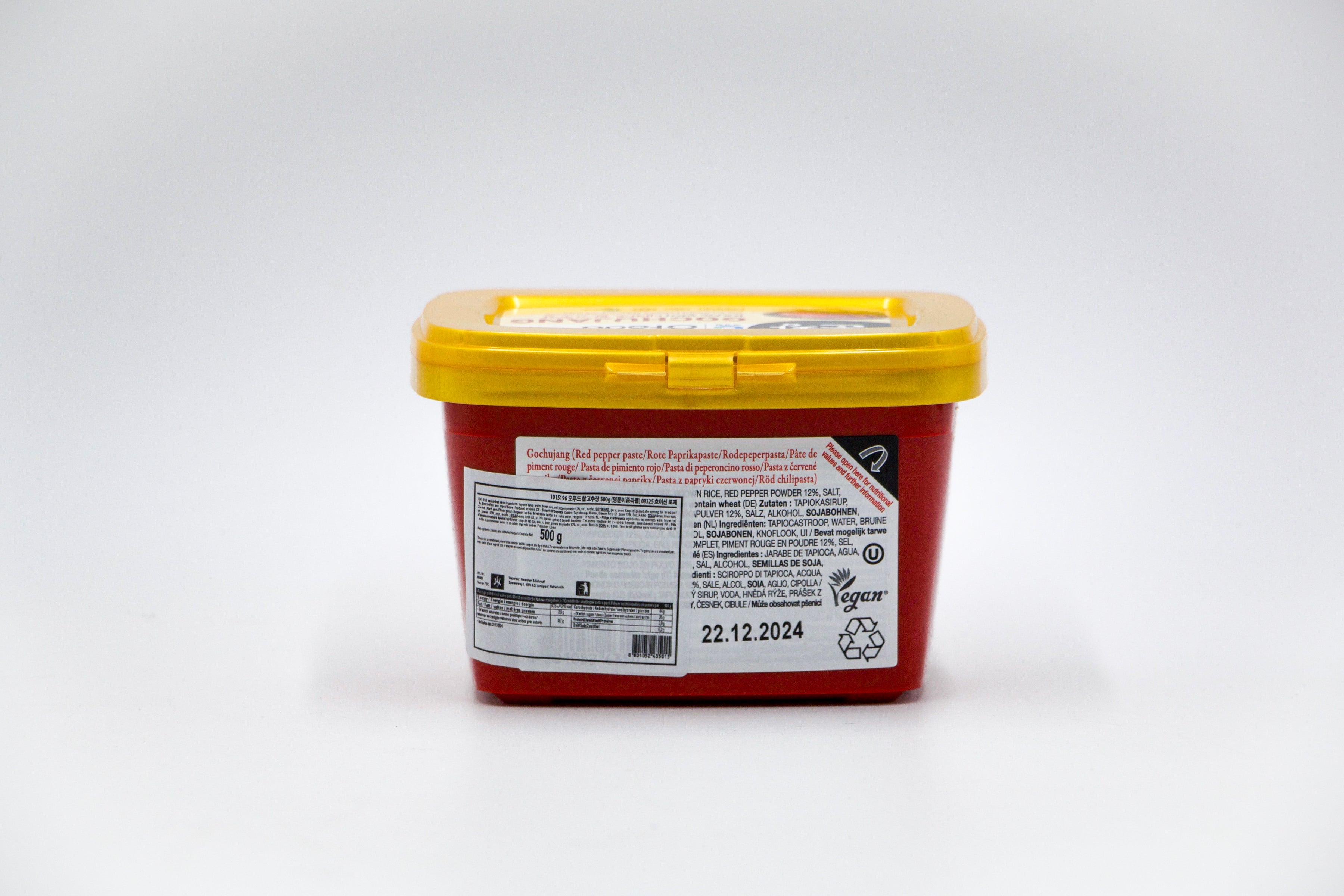 CJO Gochujang Chillipaste, VPE: 500g, VKE: 20x500g