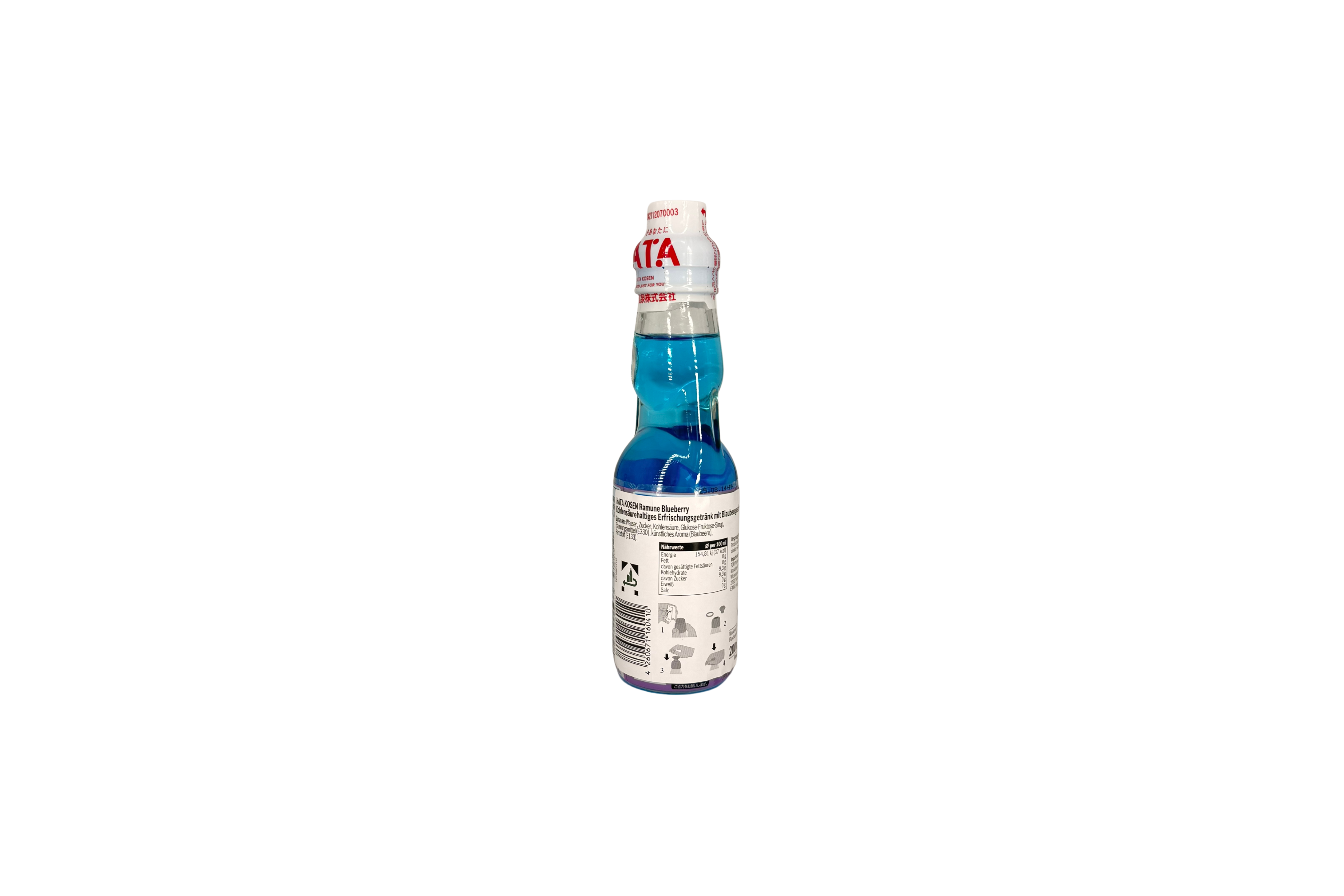 Hata Ramune Blaubeere, VPE: 200ml, VKE: 30x200ml