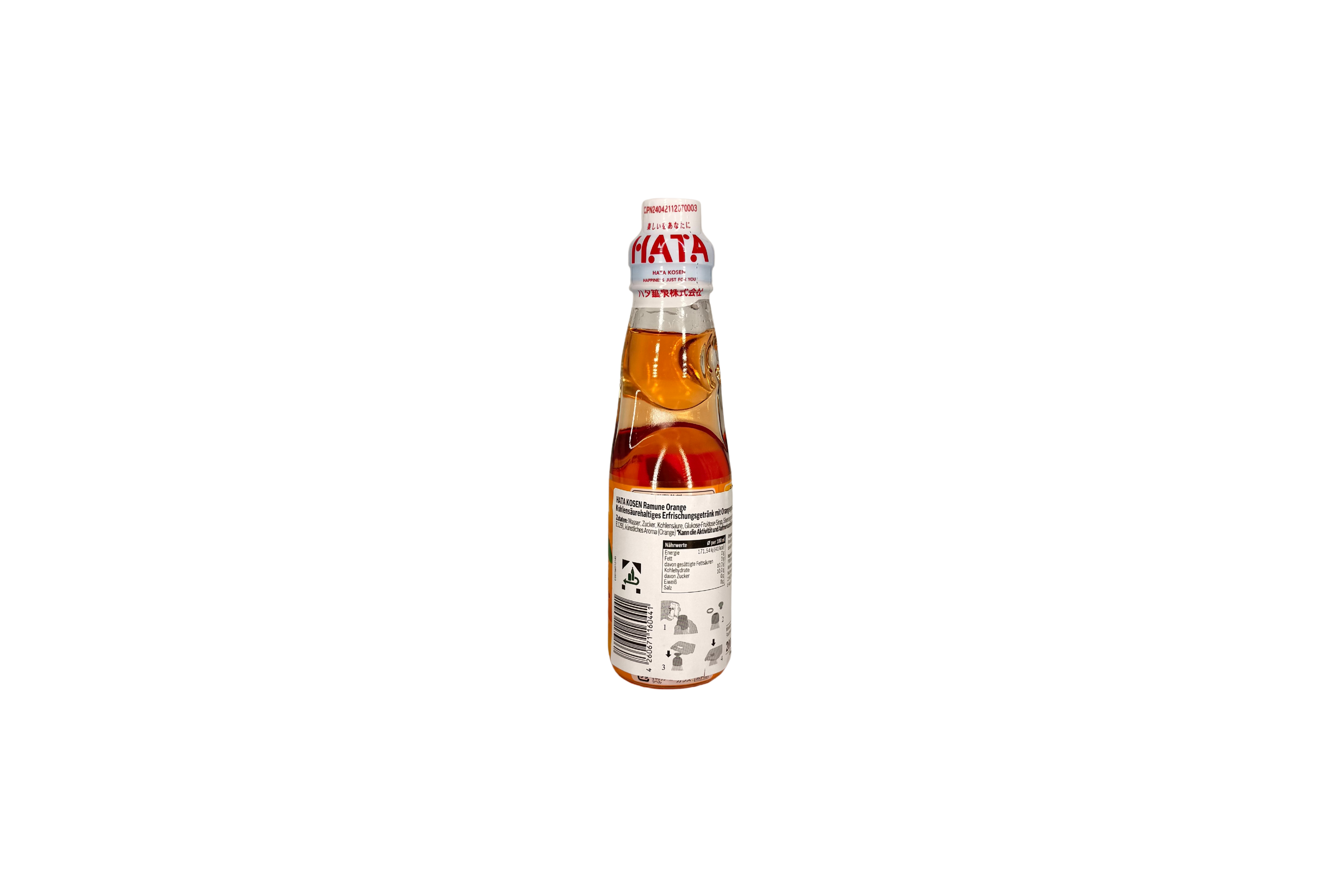 Hata Ramune Orange, VPE: 200ml, VKE: 30x200ml