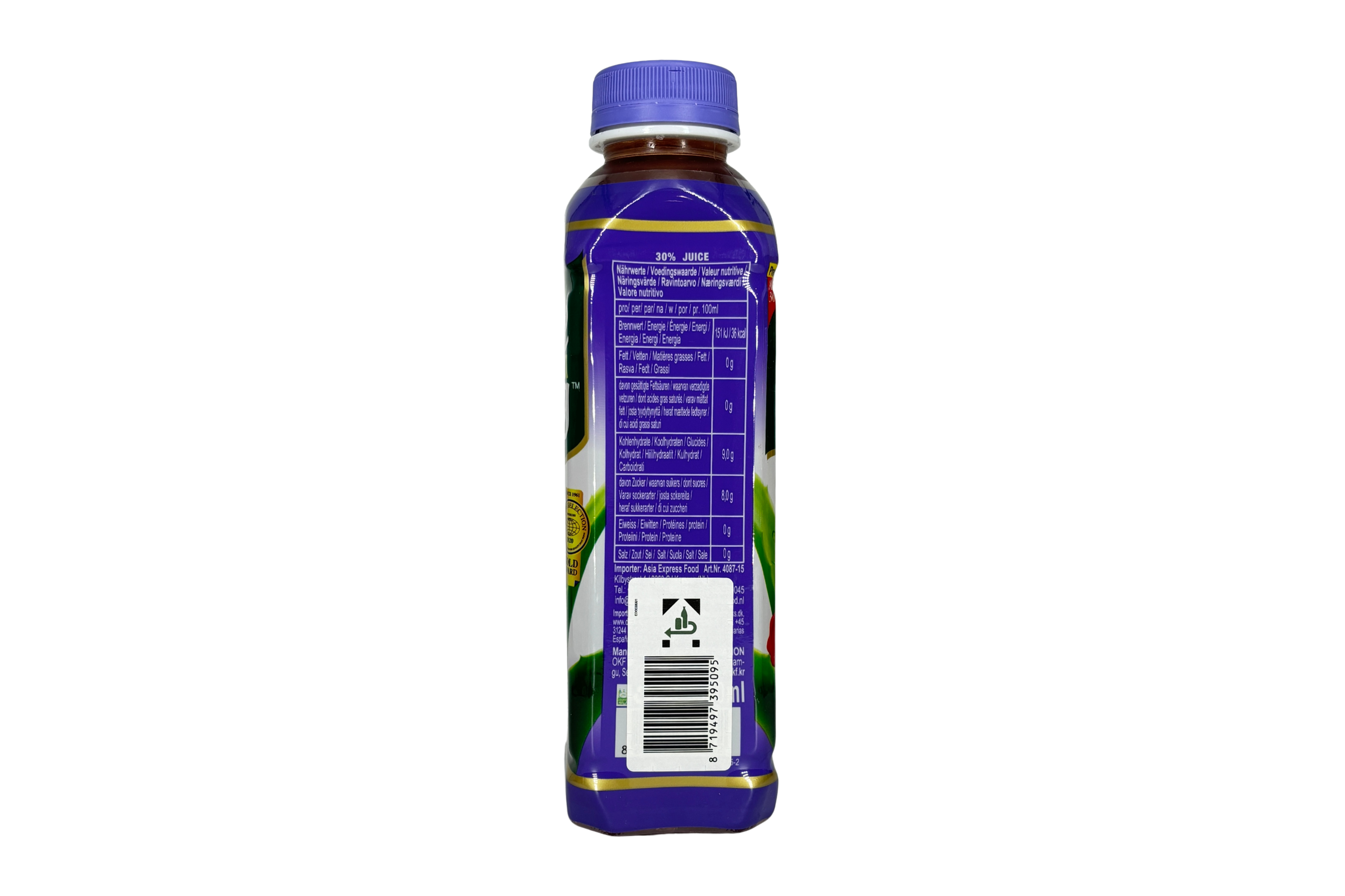 OKF Aloe Vera King Blaubeere, VPE: 500ml, VKE: 20x500ml