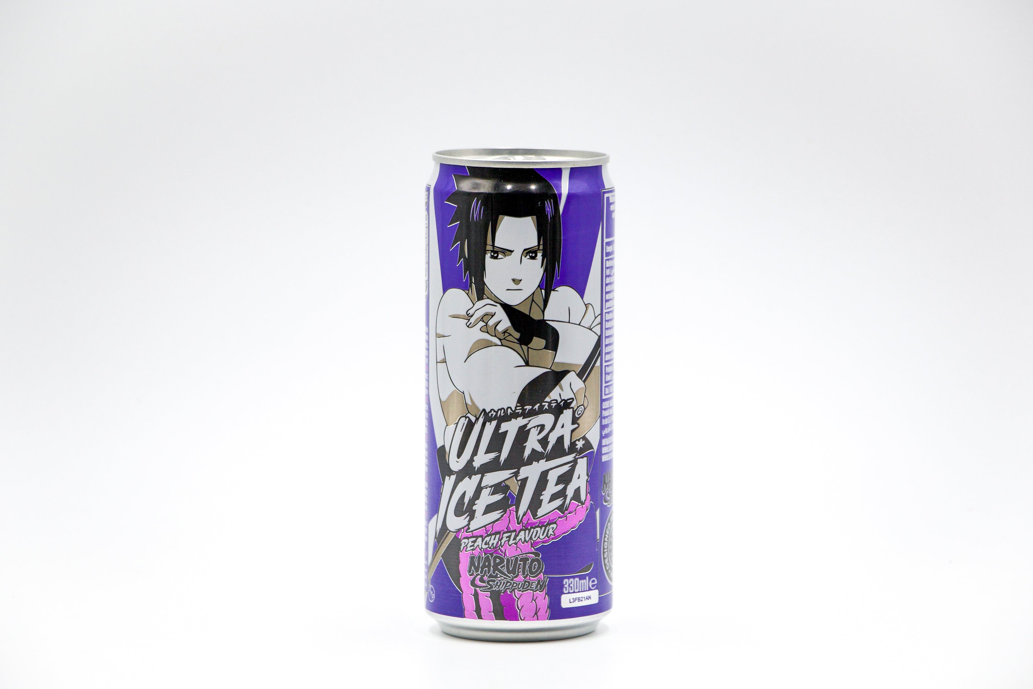 Ultra Ice Tea - Naruto, Sasuke, Pfirsichgeschmack, VPE: 330ml, VKE: 24x330ml