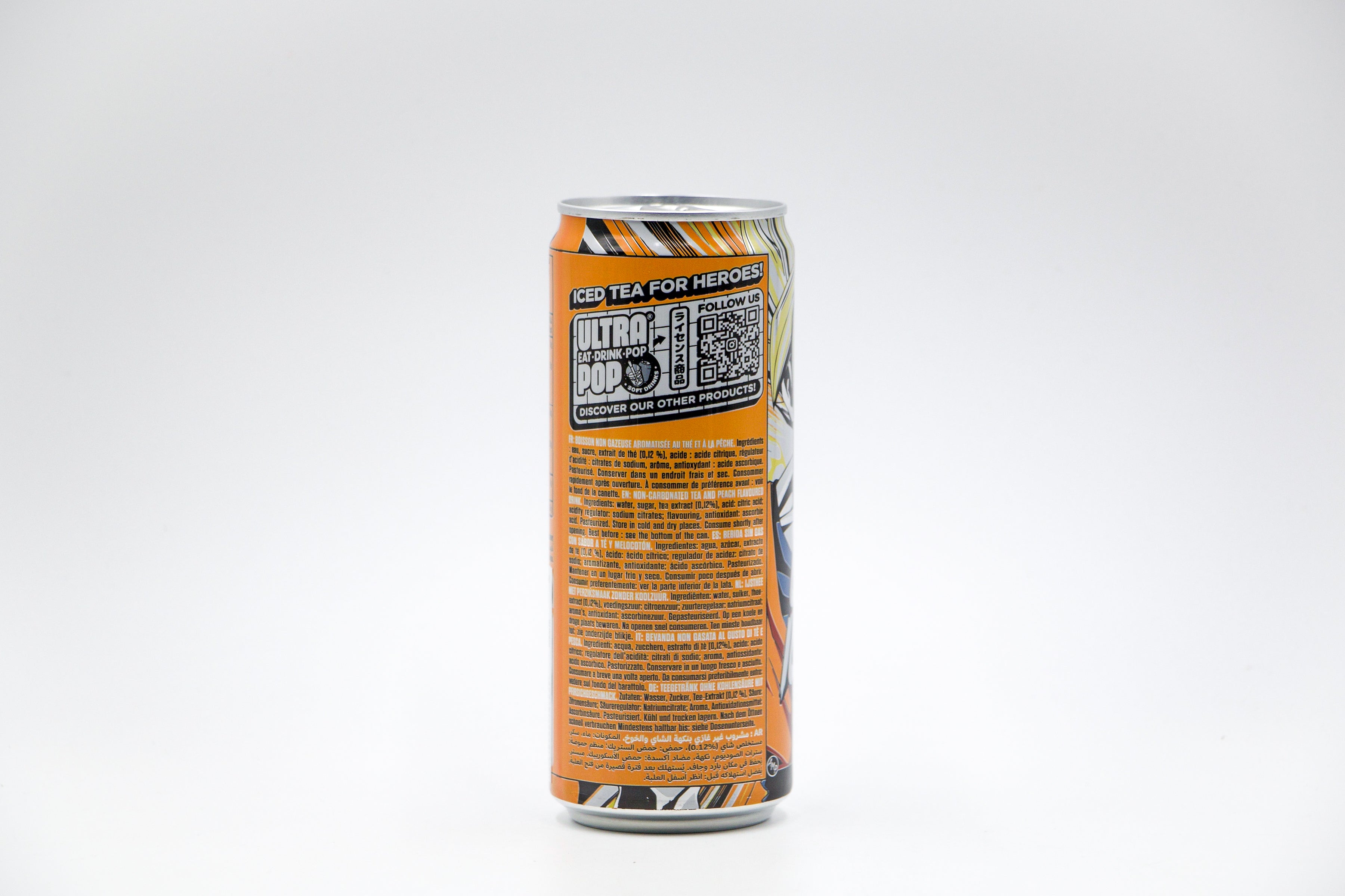 Ultra Ice Tea - DBZ, Goku, Pfirsichgeschmack, VPE: 330ml, VKE: 24x330ml