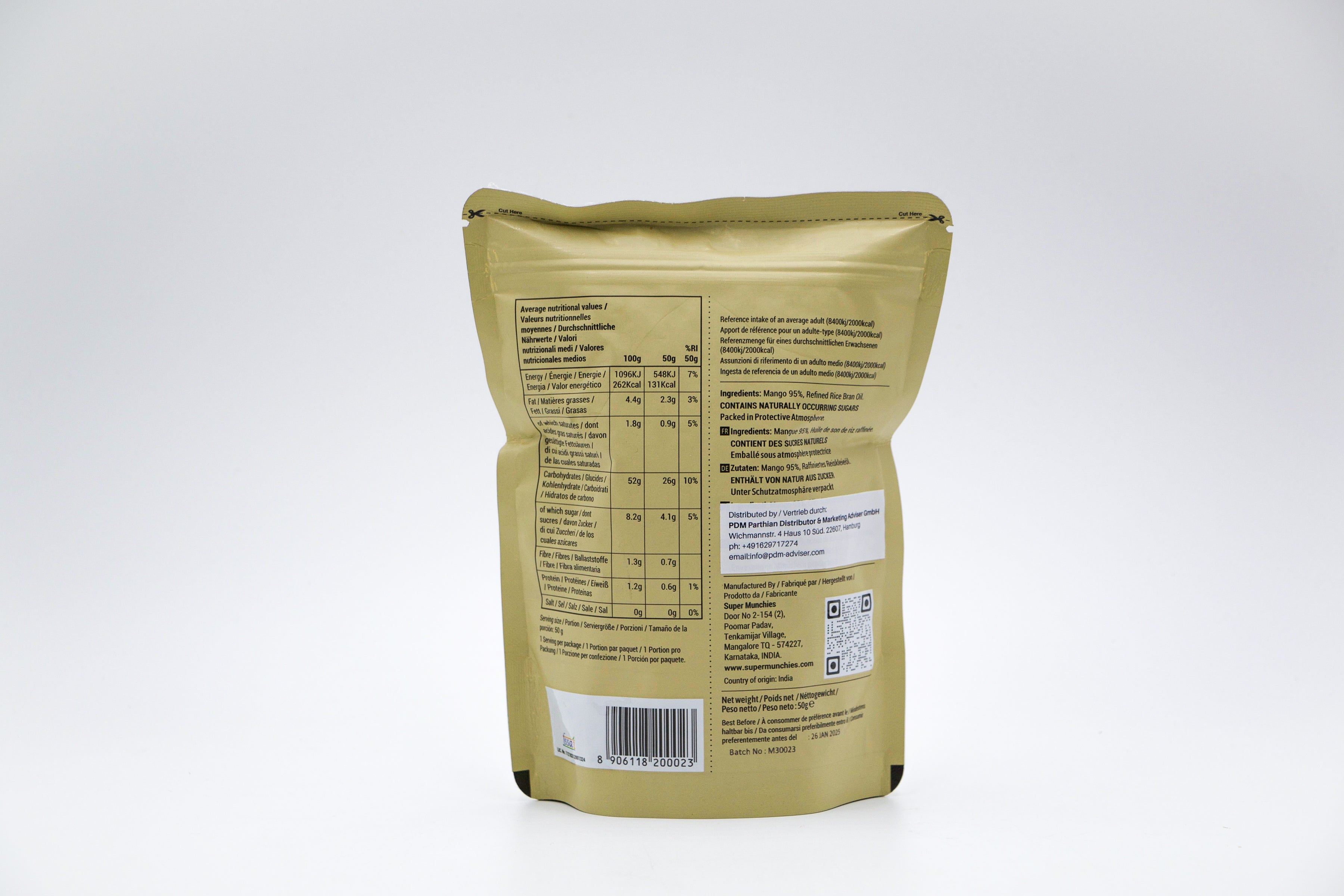 Super Munchies Mangochips VPE: 50g, VKE: 30x50g