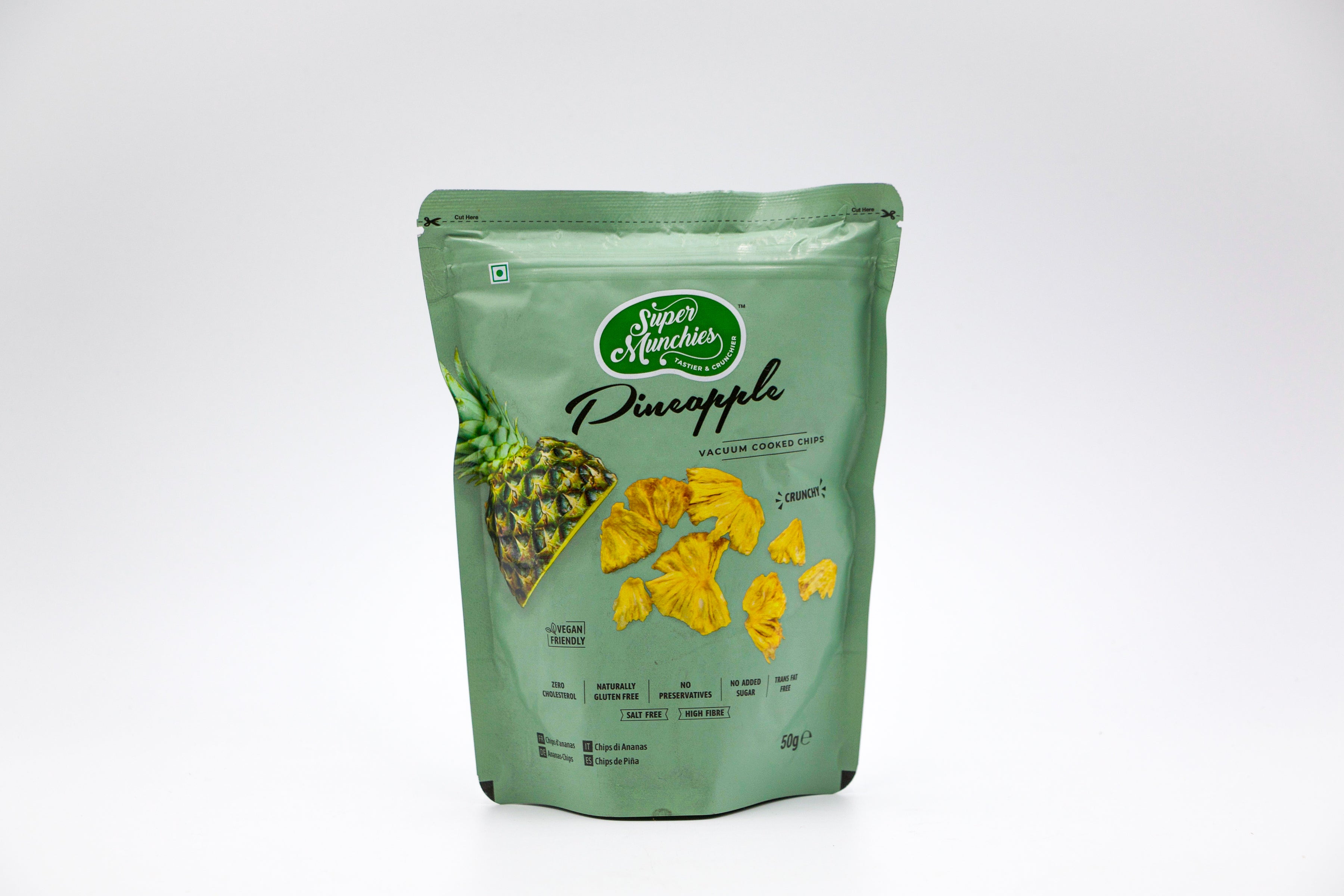 Super Munchies- Ananaschips, VPE: 1x50g