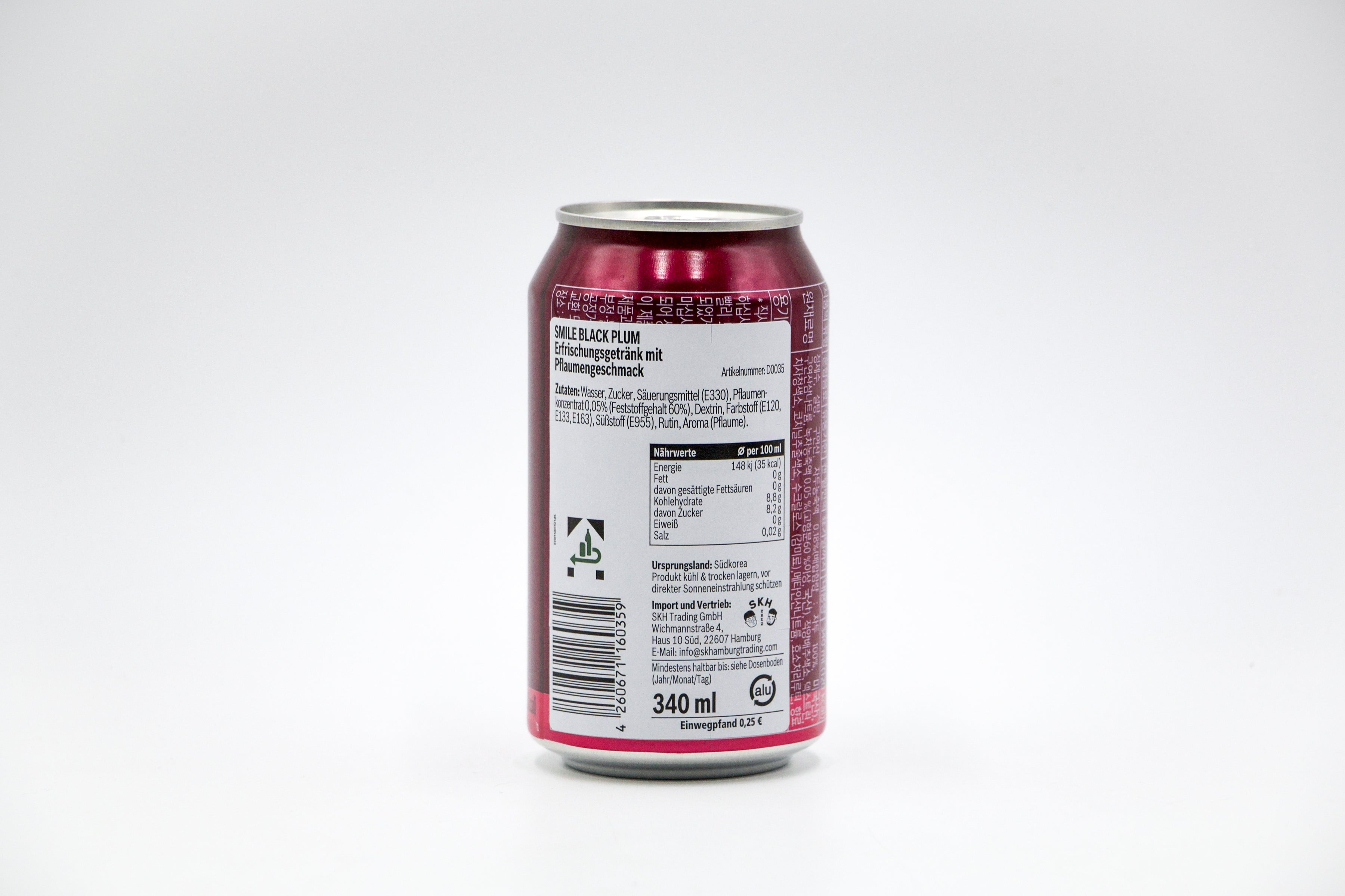 YeonHo Smile Black Plum, VPE: 340ml, VKE: 24x340ml