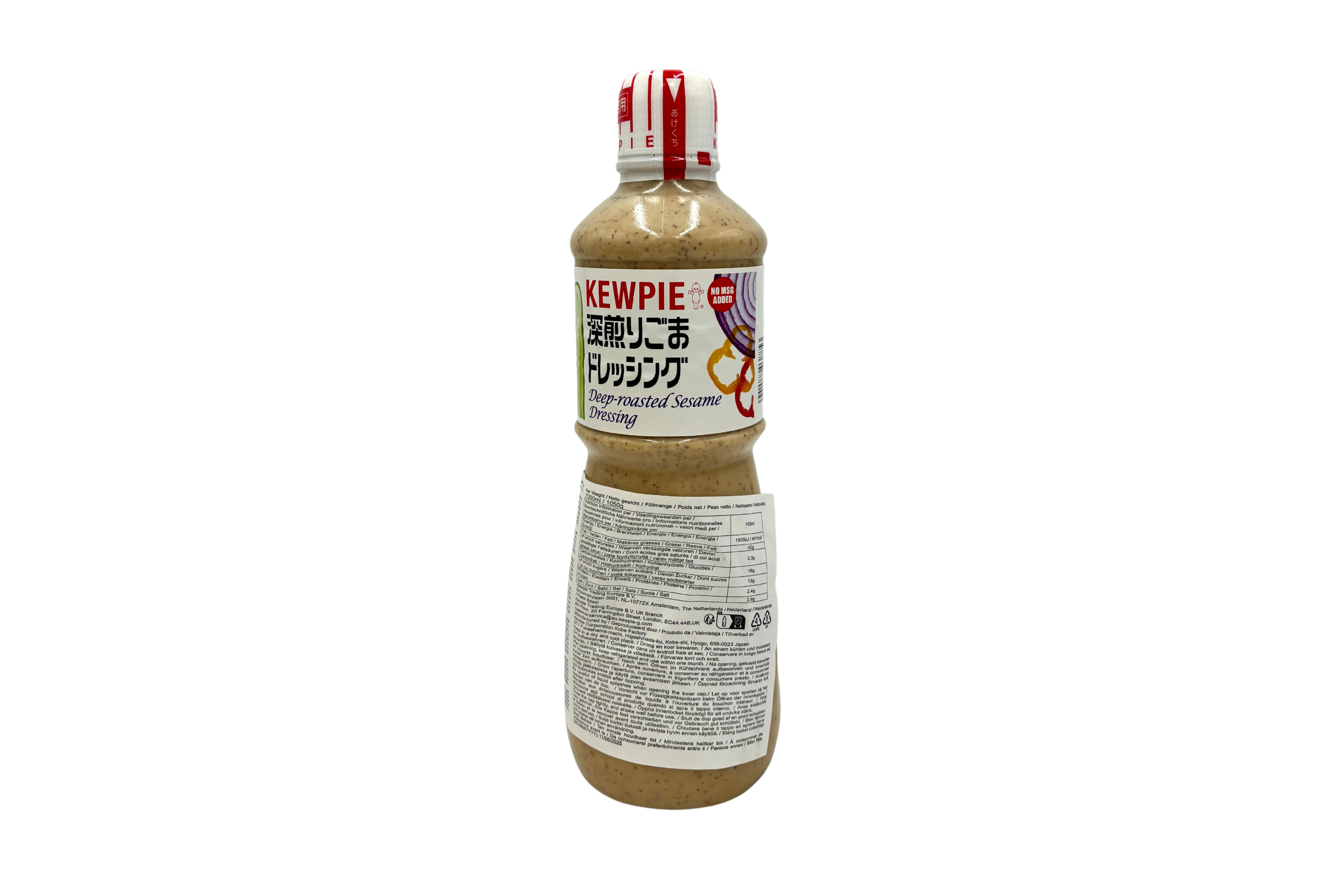 Kewpie Fukairi Goma Sauce (Geröstetes Sesamdressing), VPE: 1L, VKE: 9x1L