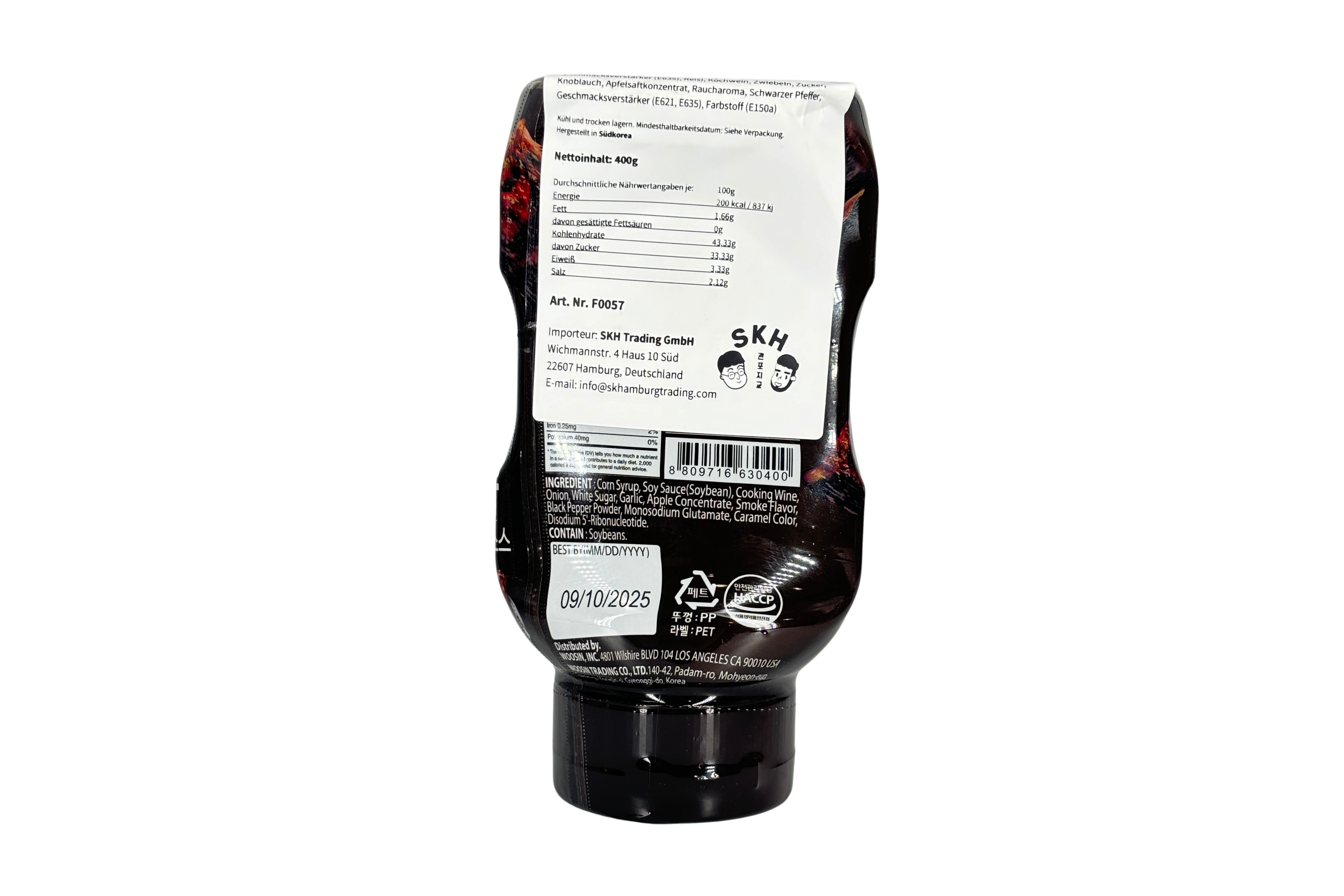 Delief Beef BBQ Flavor Sauce, VPE: 400g, VKE: 25x400g