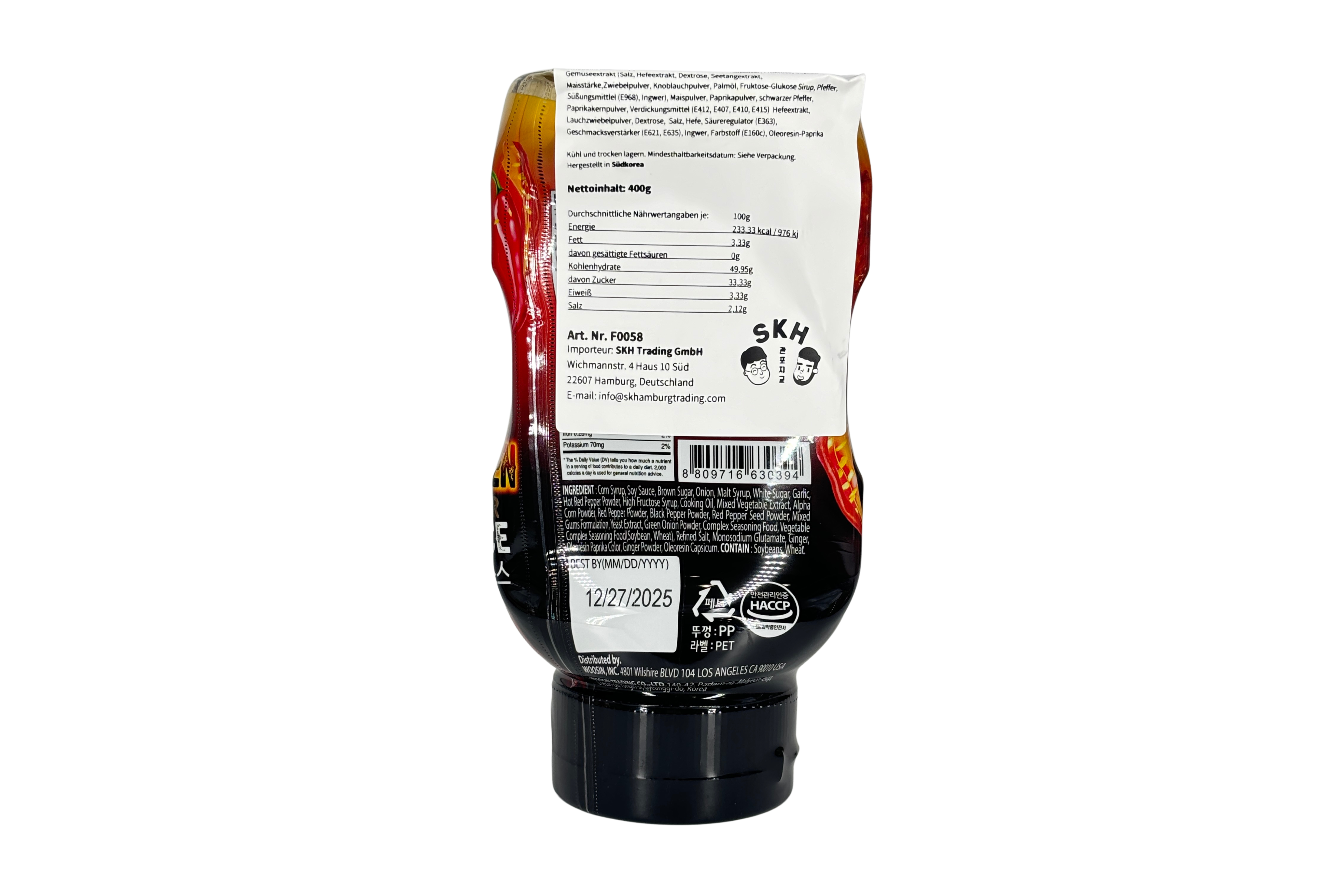 Delief Hot Chicken Flavor Sauce, VPE: 400g, VKE: 25x400g