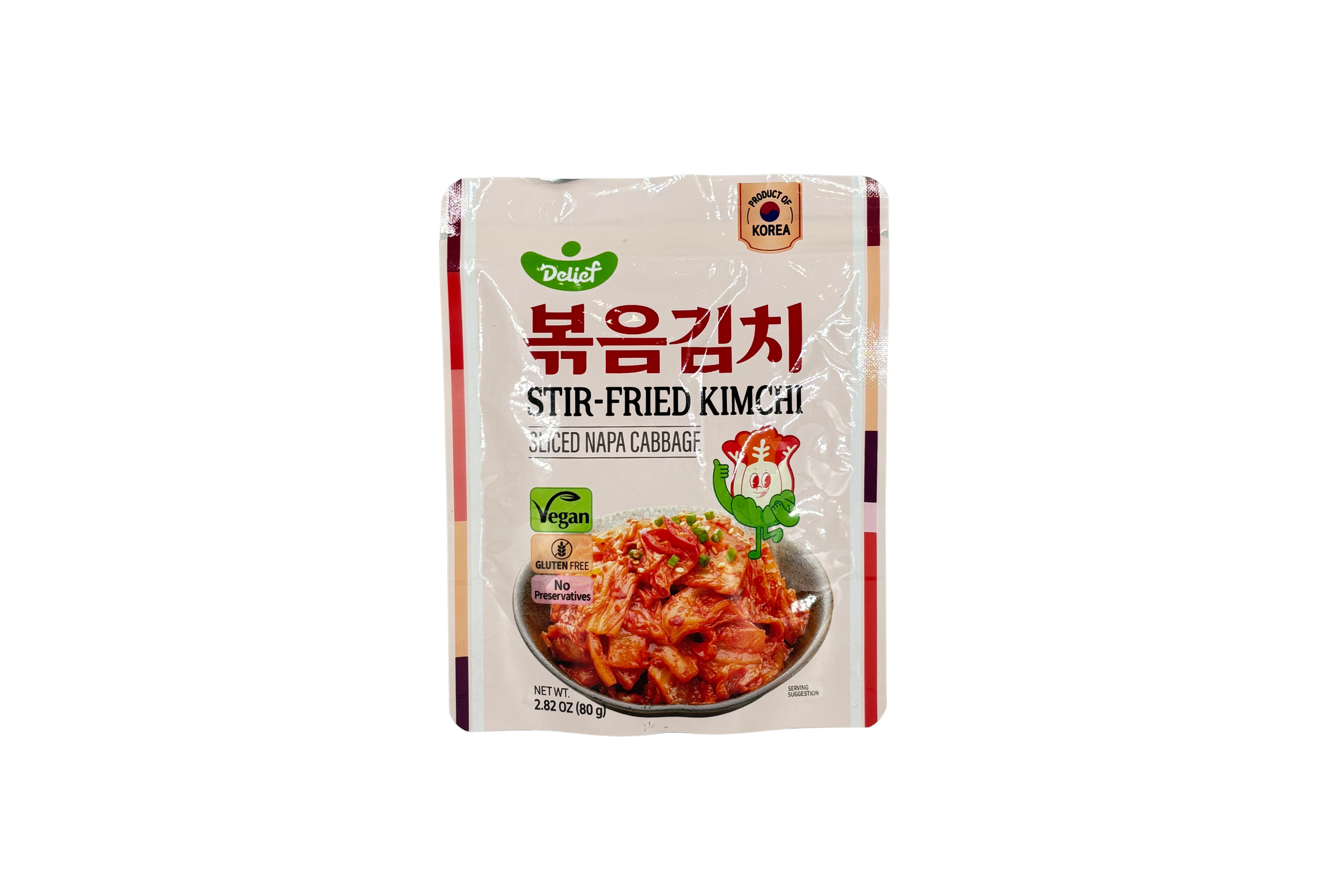Delief Stir-Freid Kimchi, VPE: 80g, VKE: 40x80g