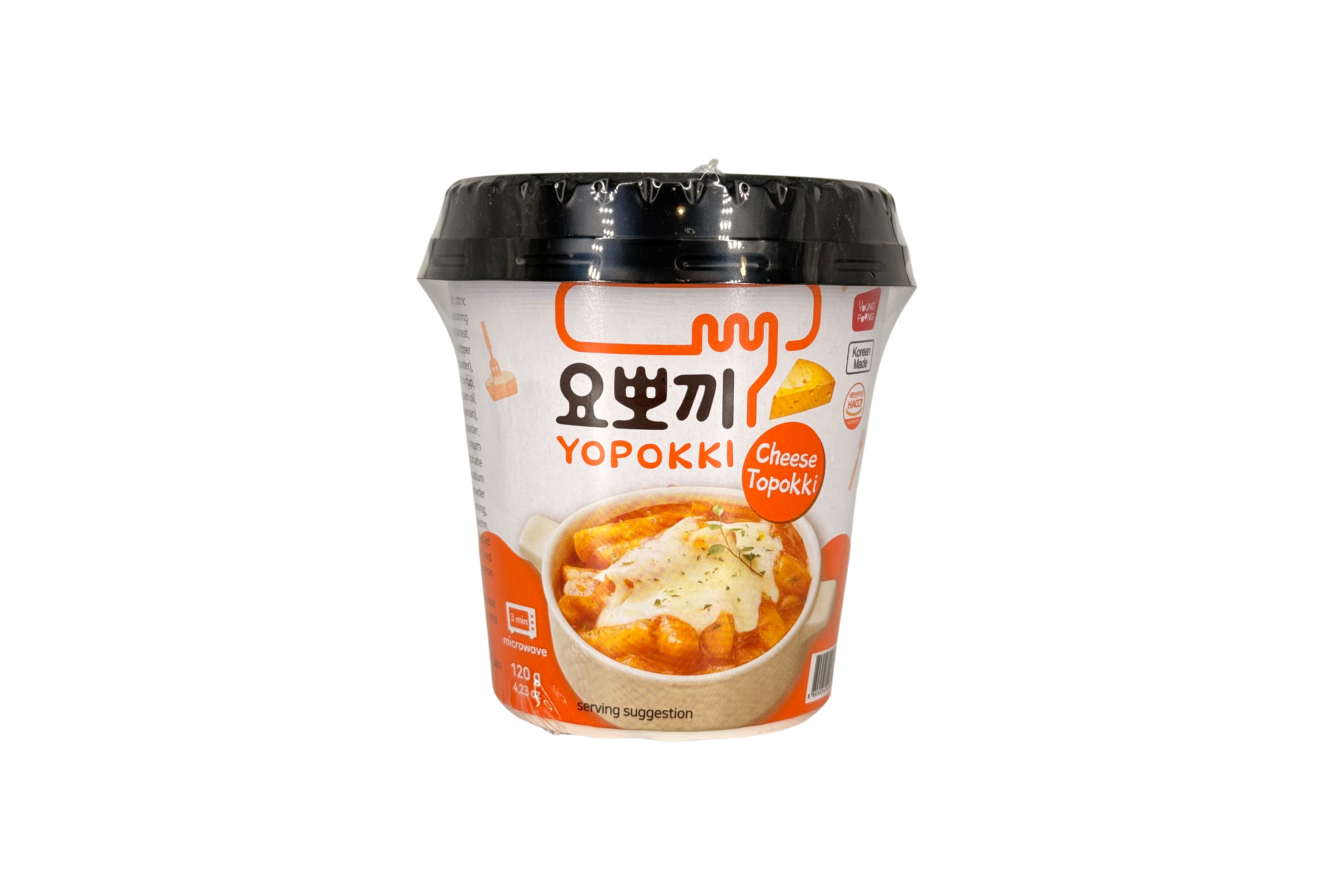Youngpoong Yopokki Käse Tteokbokki Cup, VPE: 120g, VKE: 30x120g