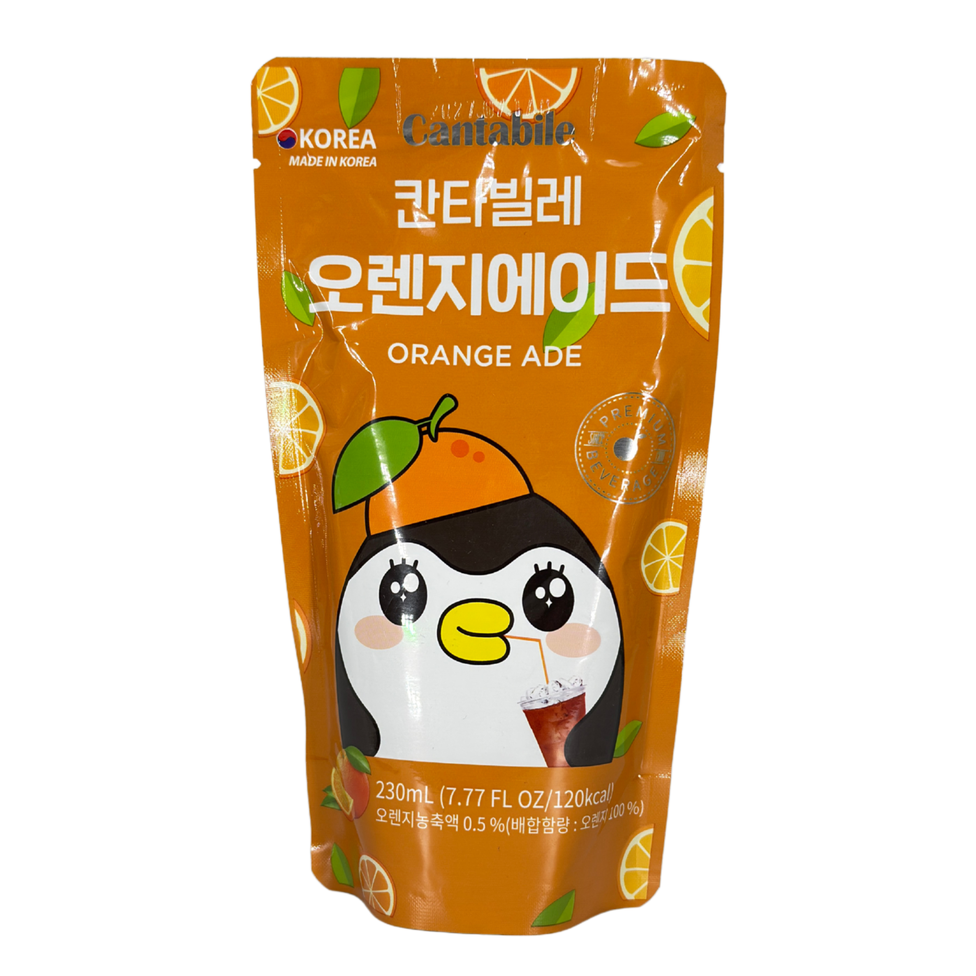Cantabile Orange Flavored Ade, VPE: 230ml, VKE: 10x230ml