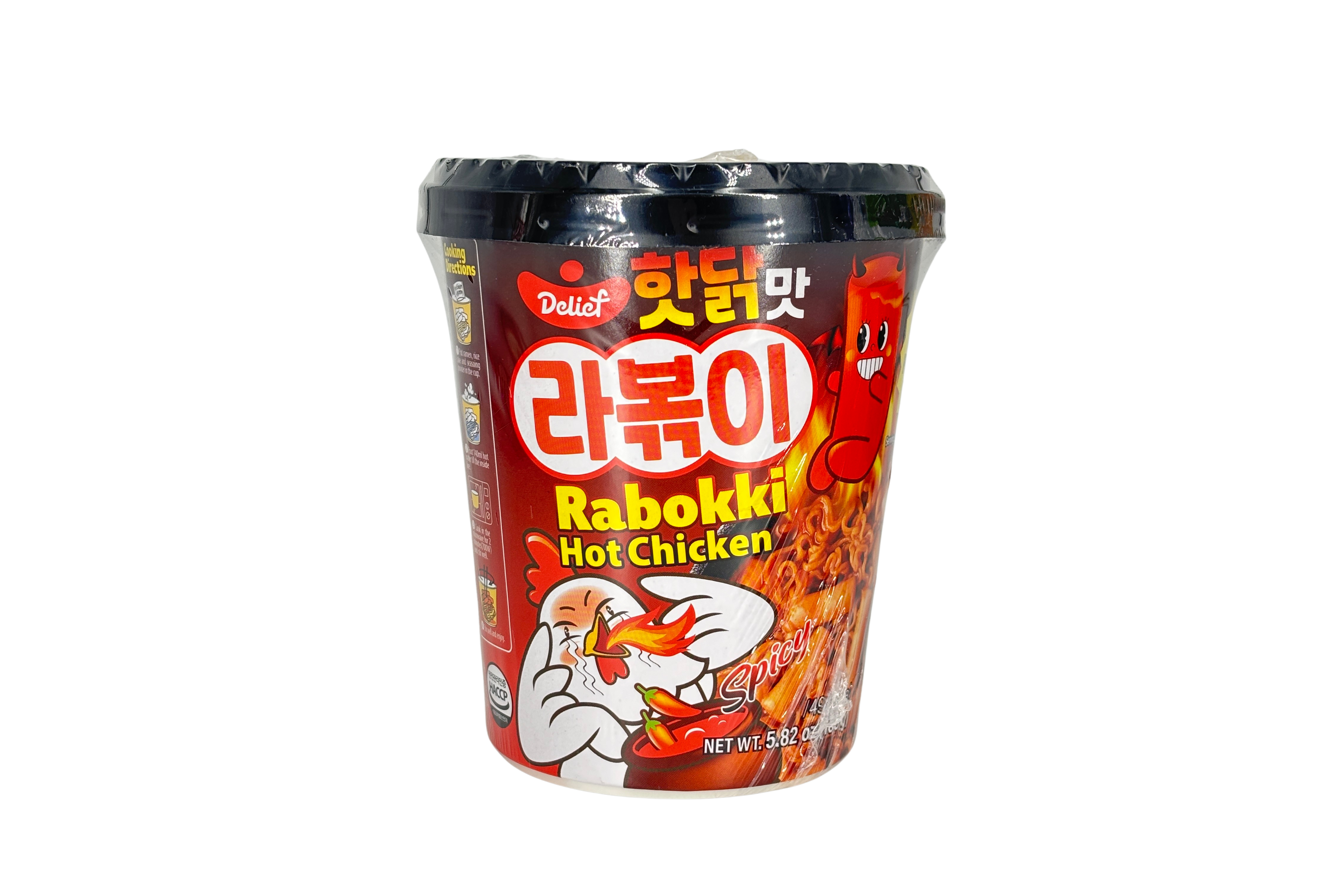 Delief Buldak Hot Chicken Flavor Rabokki, VPE: 180g, VKE: 24x180g