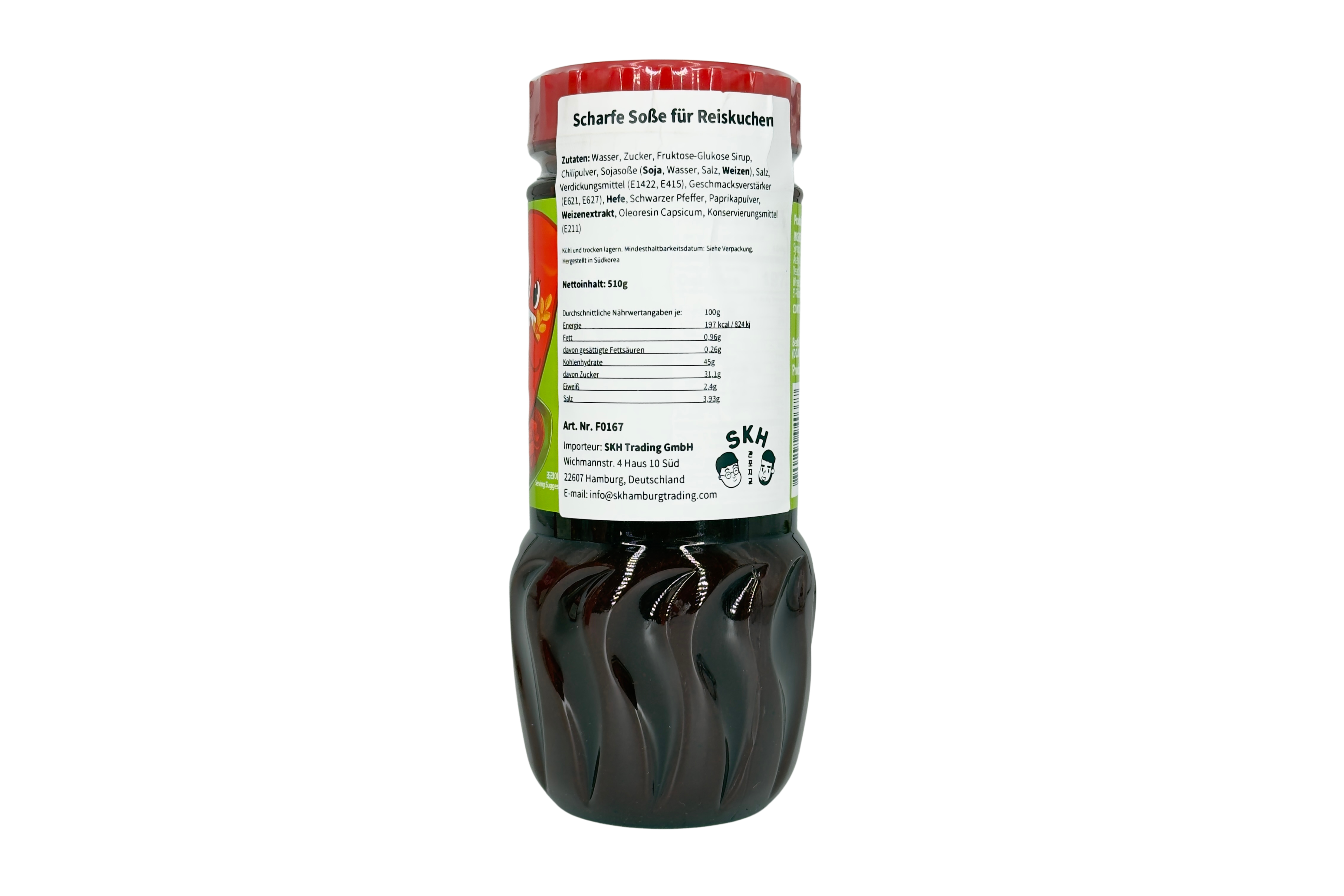 Delief Tteokbokki Reiskuchen Soße, VPE: 510g, VKE: 15x510g