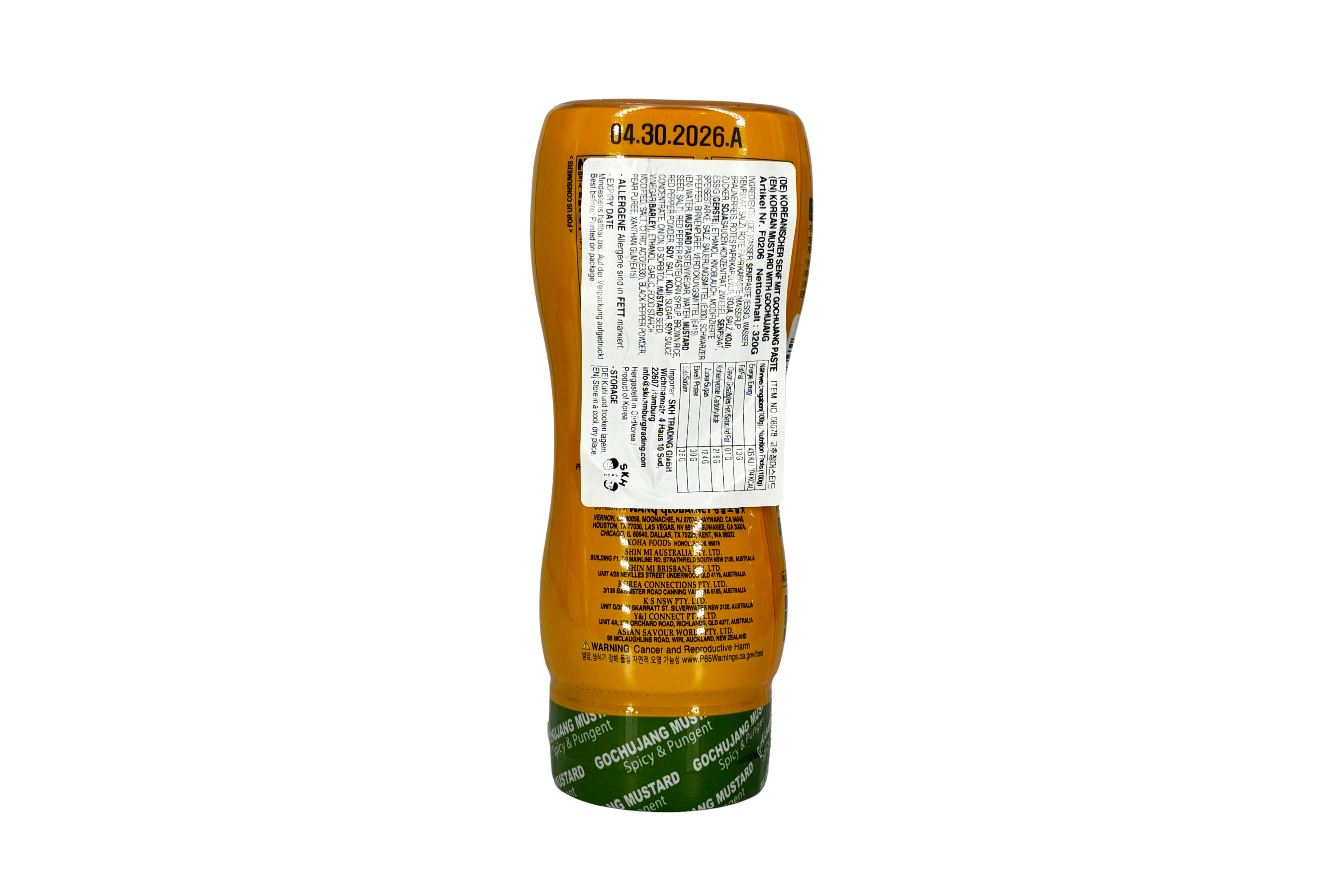 Surasang Gochujang Mustard Sauce, VPE: 320g, VKE: 12x320g