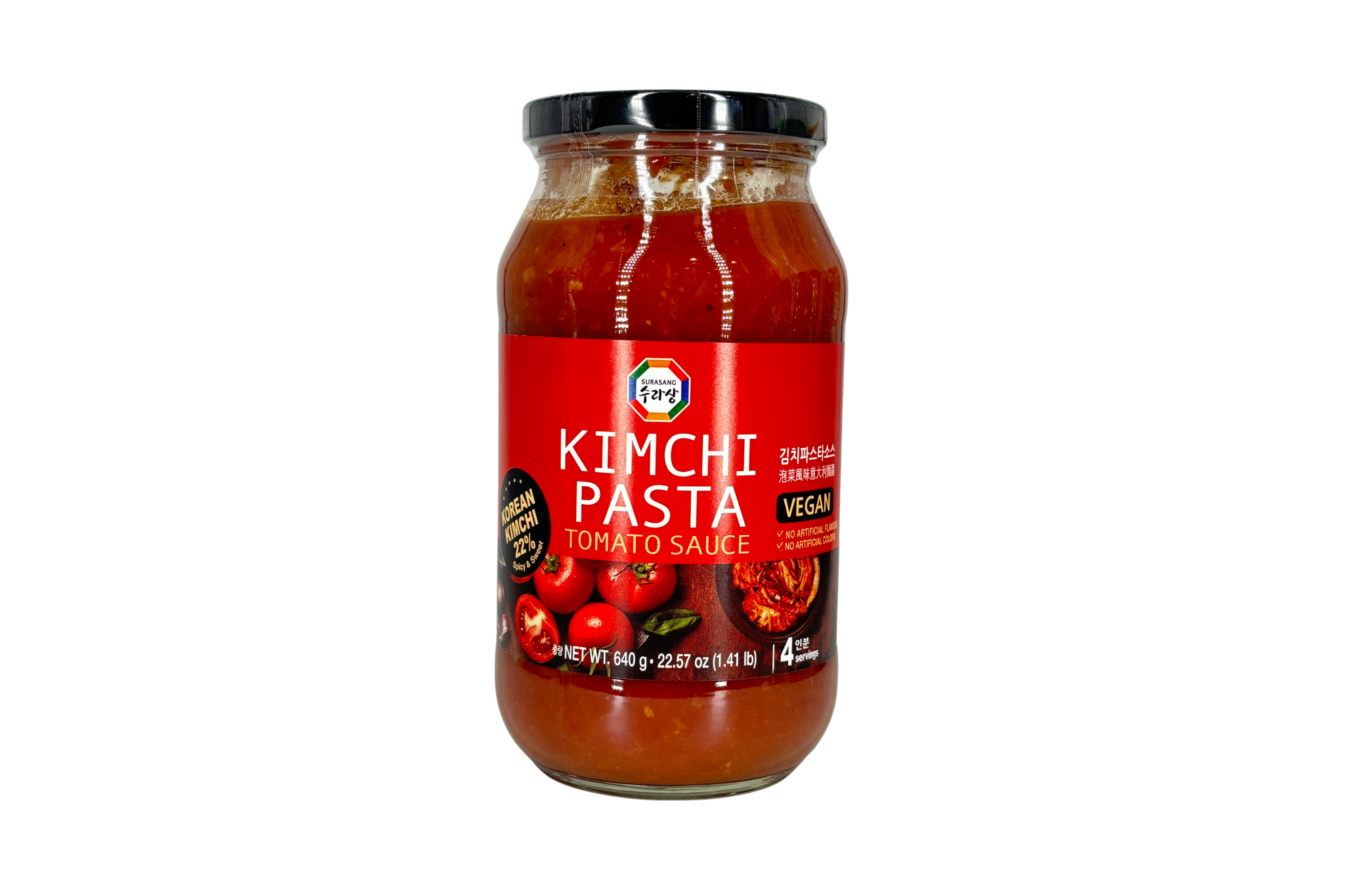 Surasang Kimchi Pasta Tomato Sauce, VPE: 640g, VKE: 8x640g
