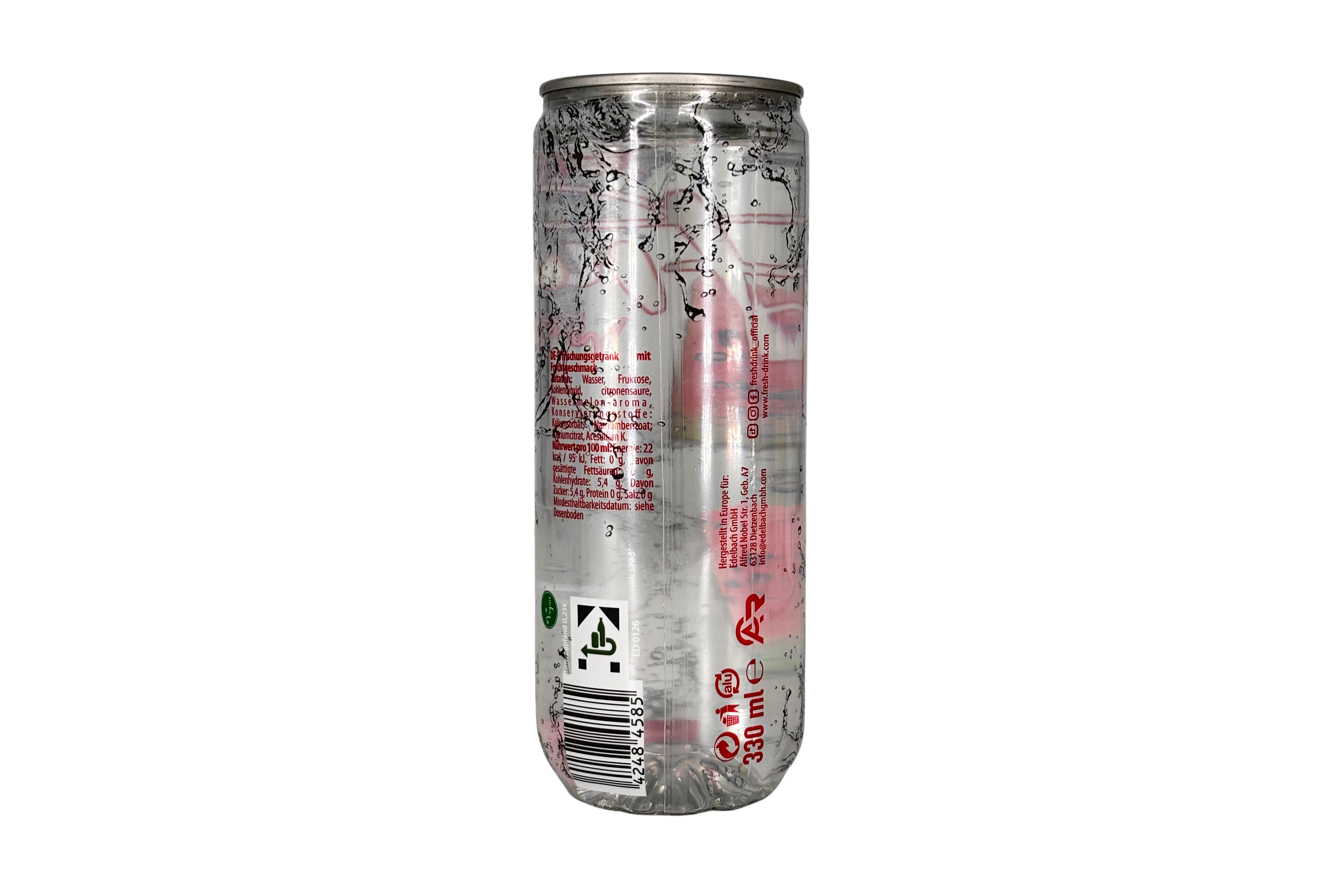 Fresh Drink Watermelon, VPE: 330ml, VKE: 24x330ml