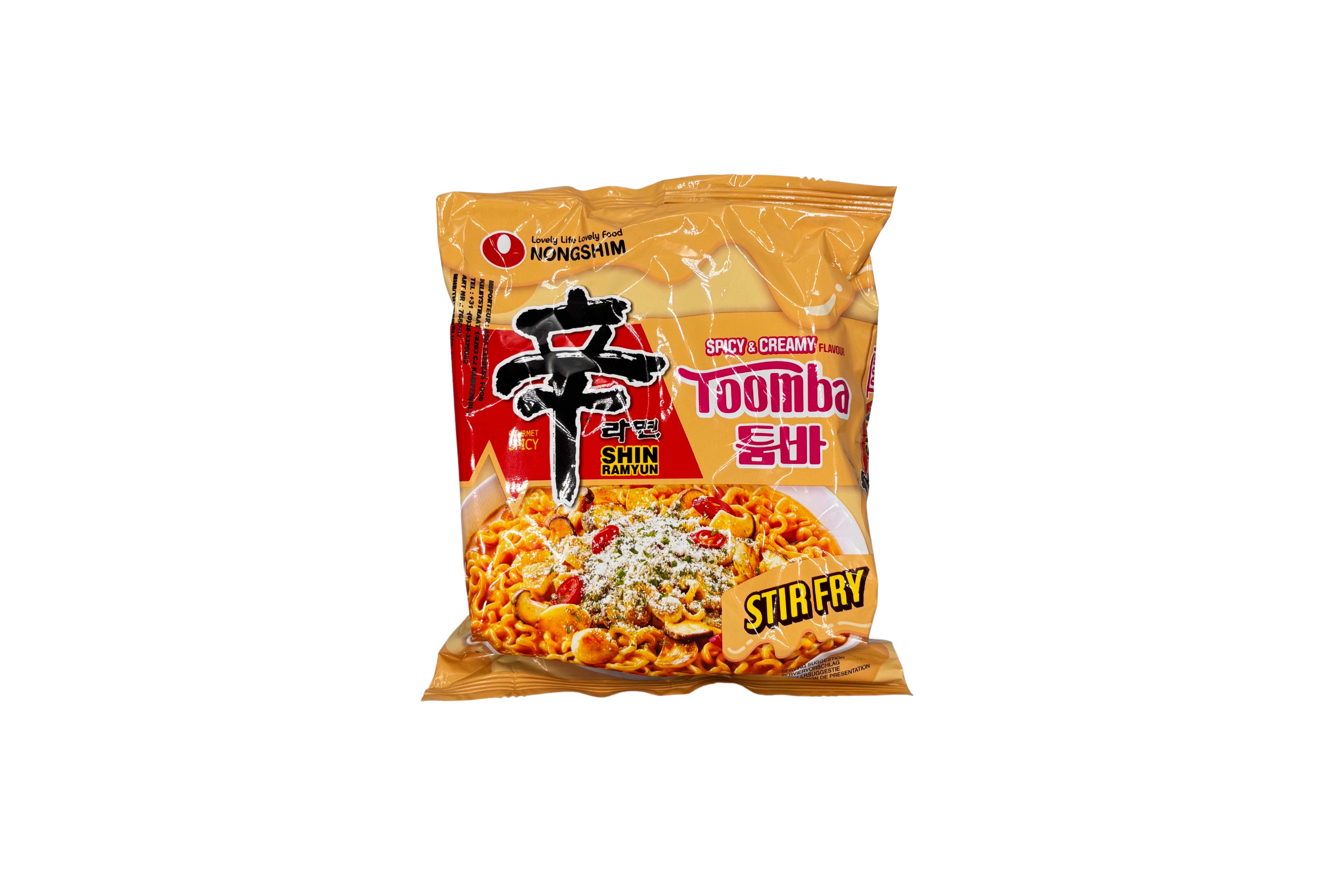 Nongshim Shin Ramyun Toomba spicy & creamy flavour Intsant Nudeln, VPE: 137g, VKE: 20x137g