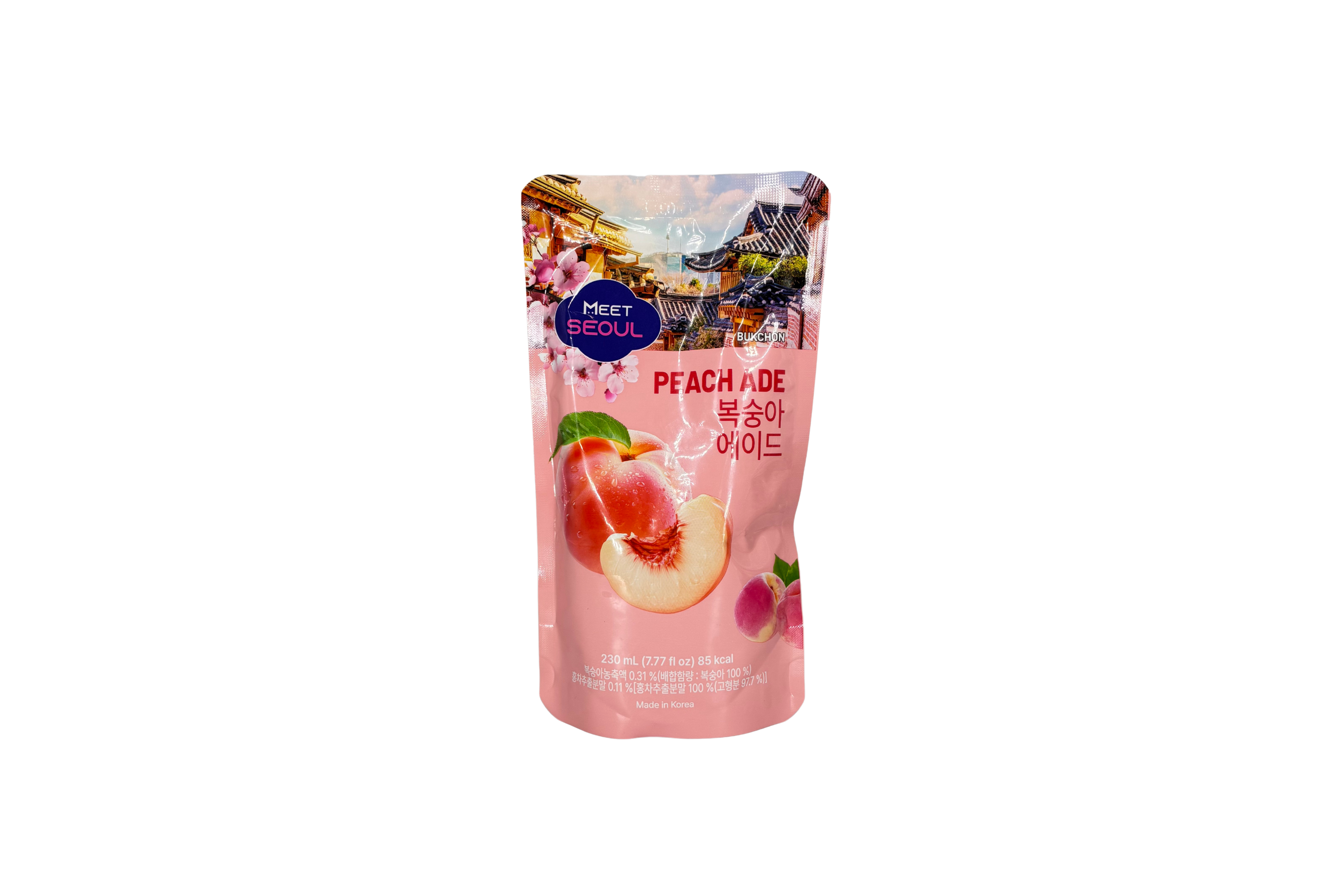 Meet Seoul Peach Ade, VPE: 230ml, VKE: 10x230ml