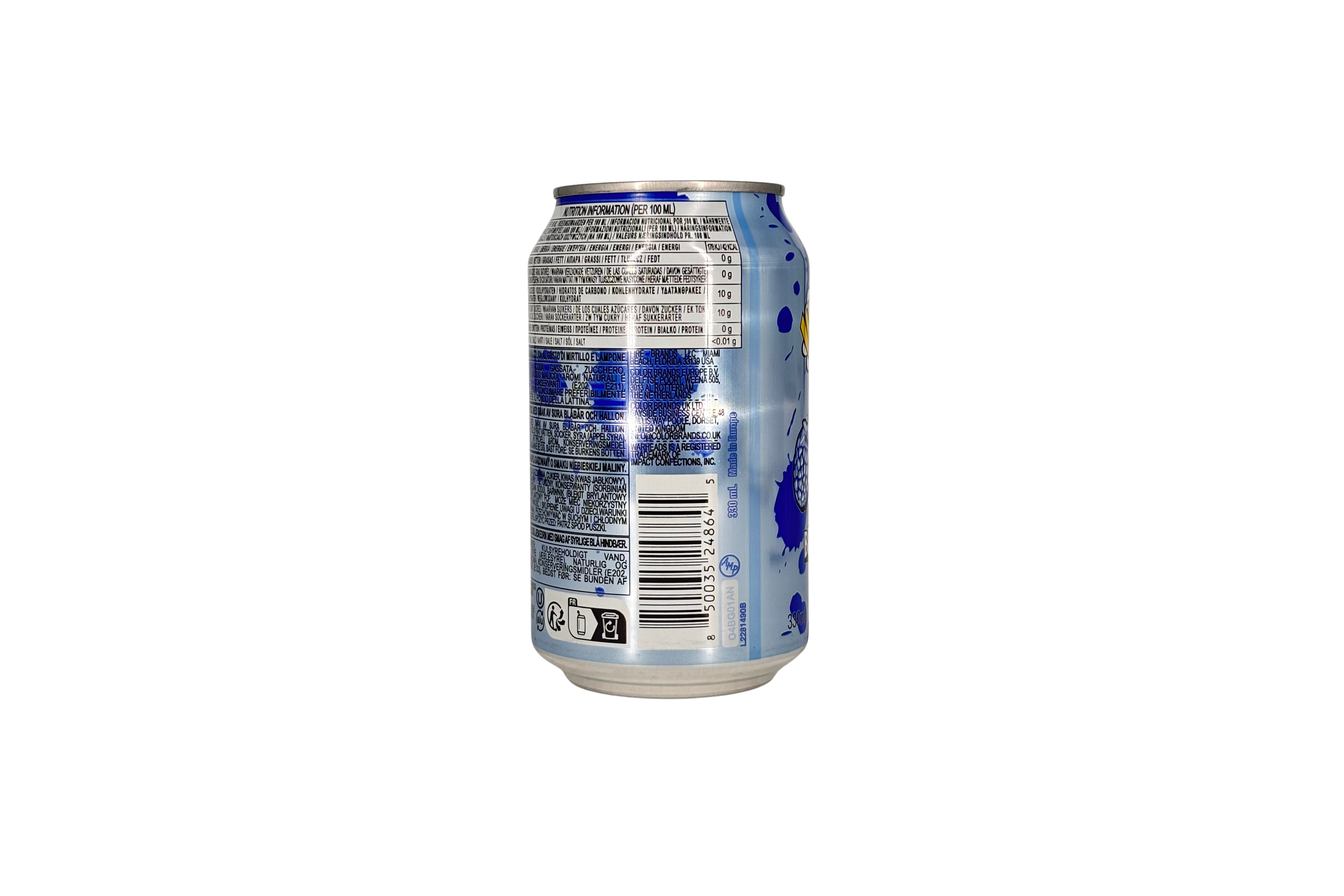 Warheads Blue Raspberry Soda, VPE: 330ml, VKE: 12x330ml