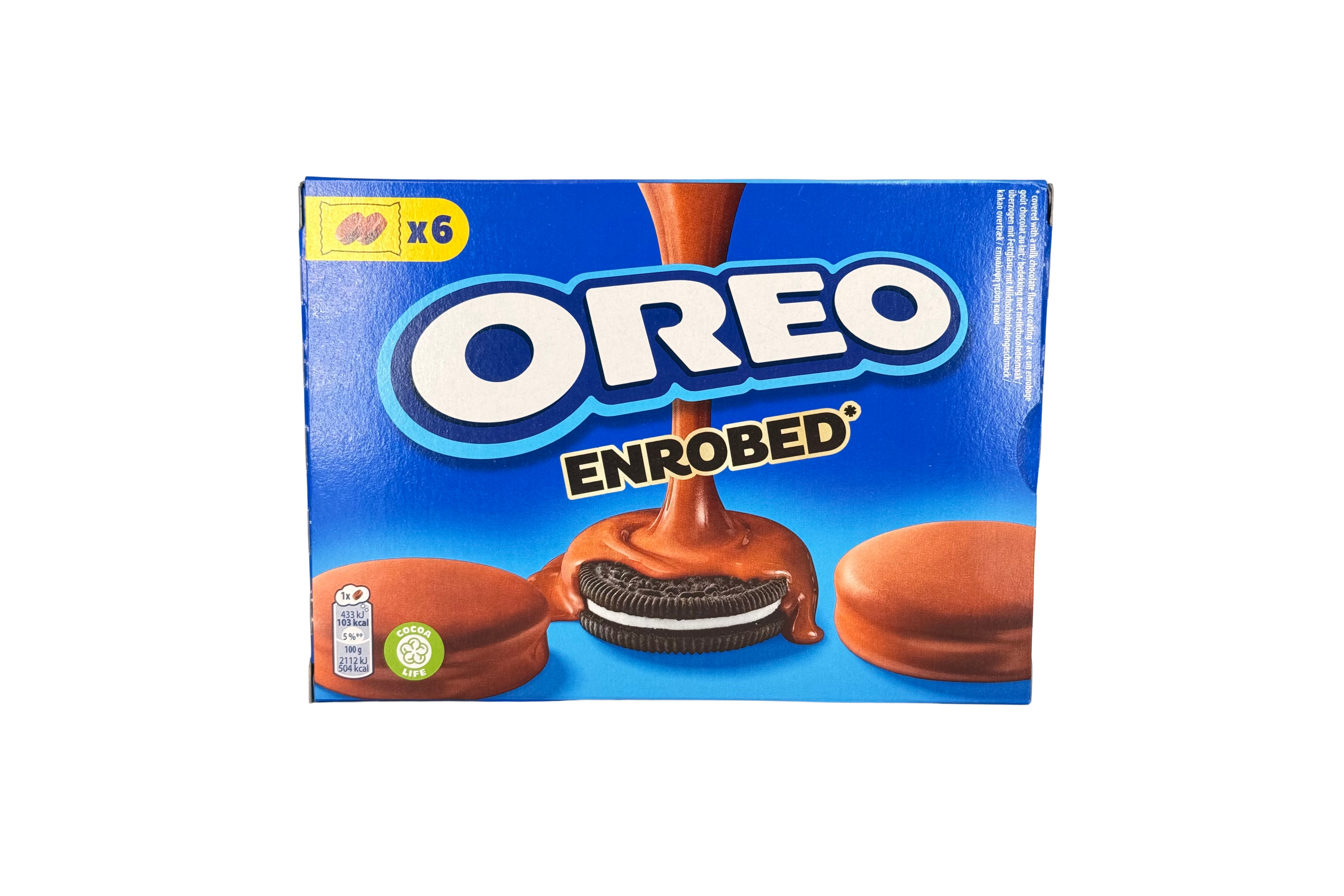 Oreo Cookies Enrobed Covered Milk Chocolate, VPE: 246g Packung, VKE: 10x246g