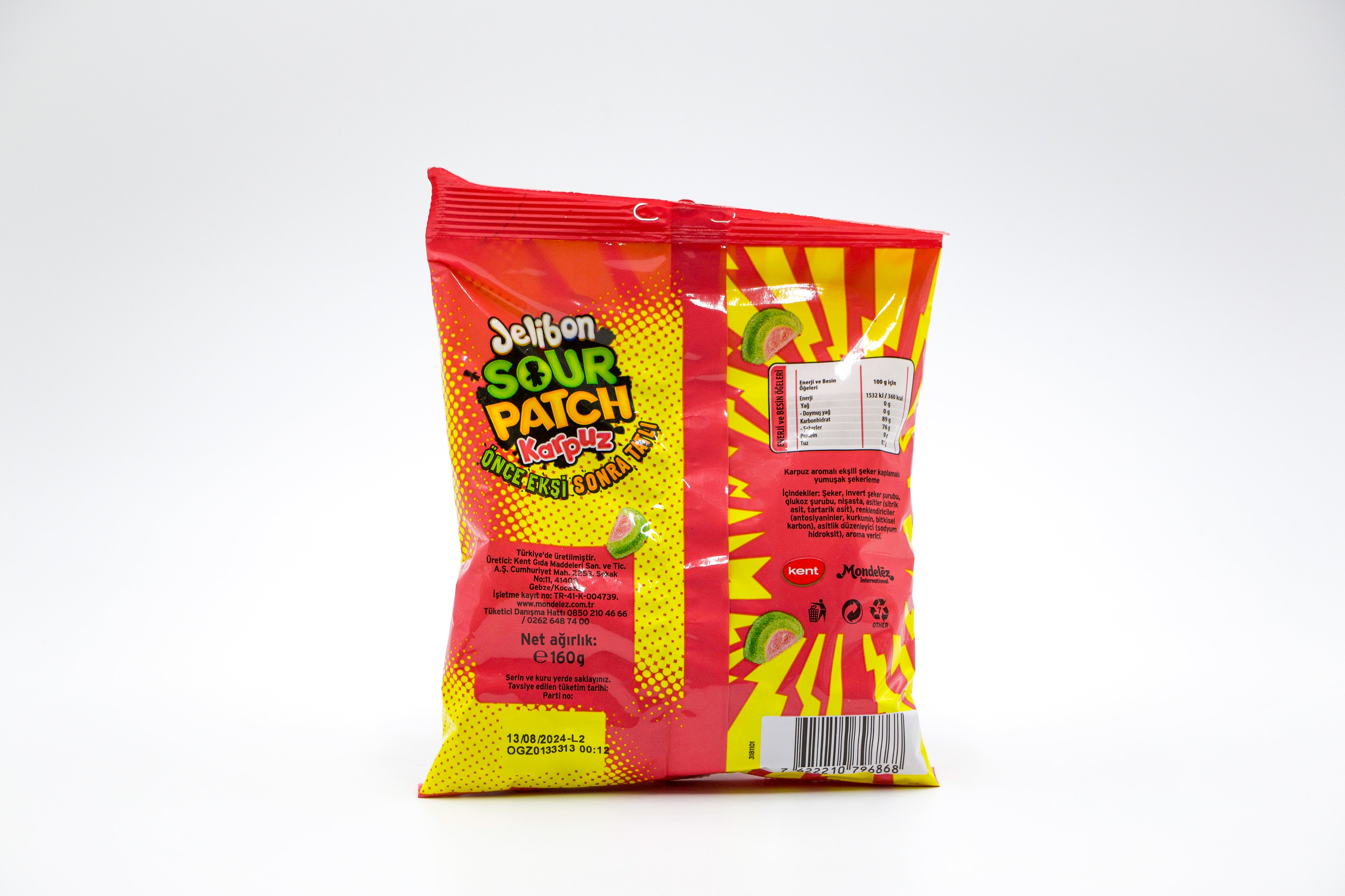 Jelibon Sour Patch Watermelon, VPE: 160g, VKE: 10x160g