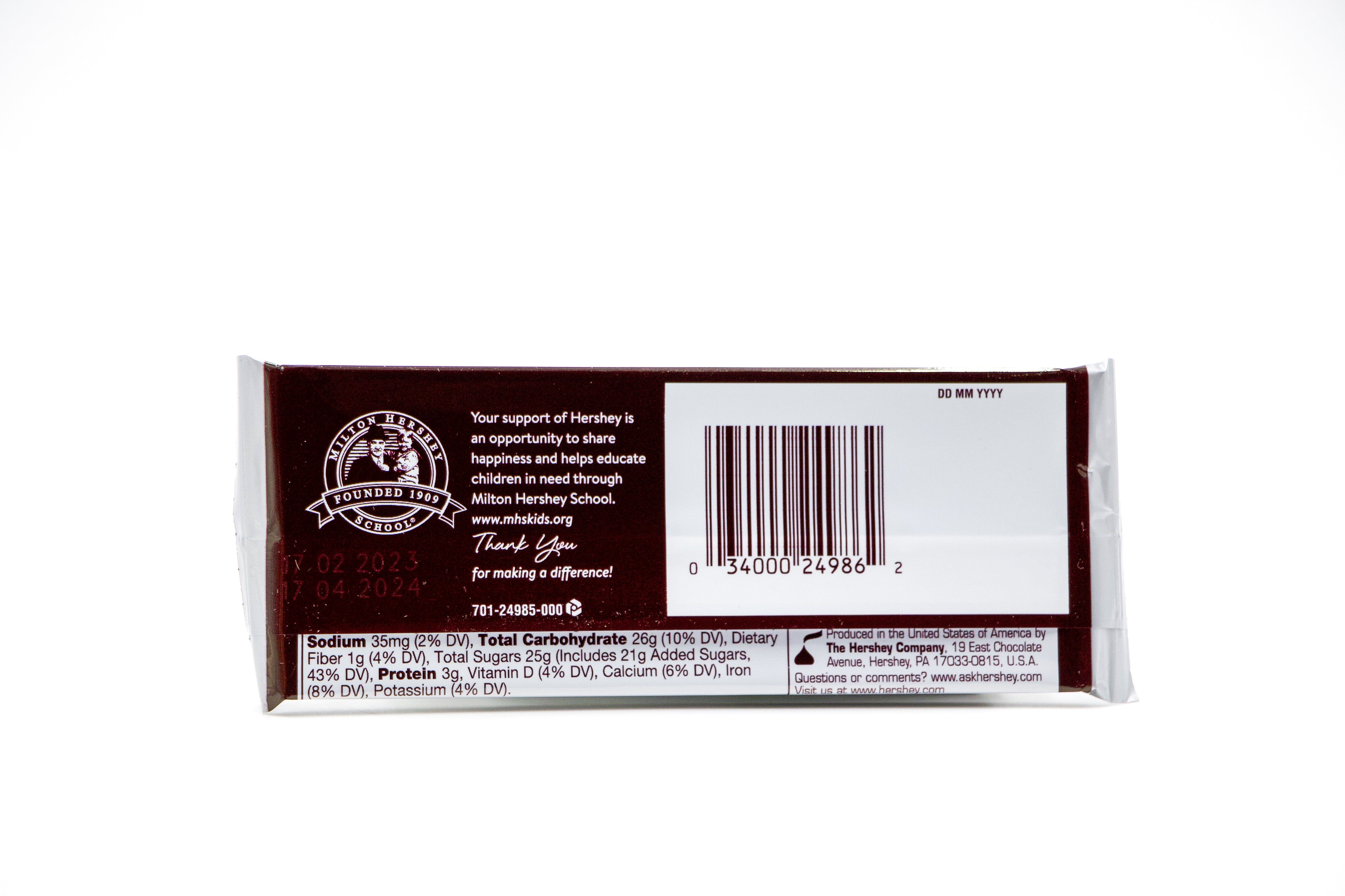 Hershey´s, Milk Chocolate , VPE: 43g, VKE: 36x43g