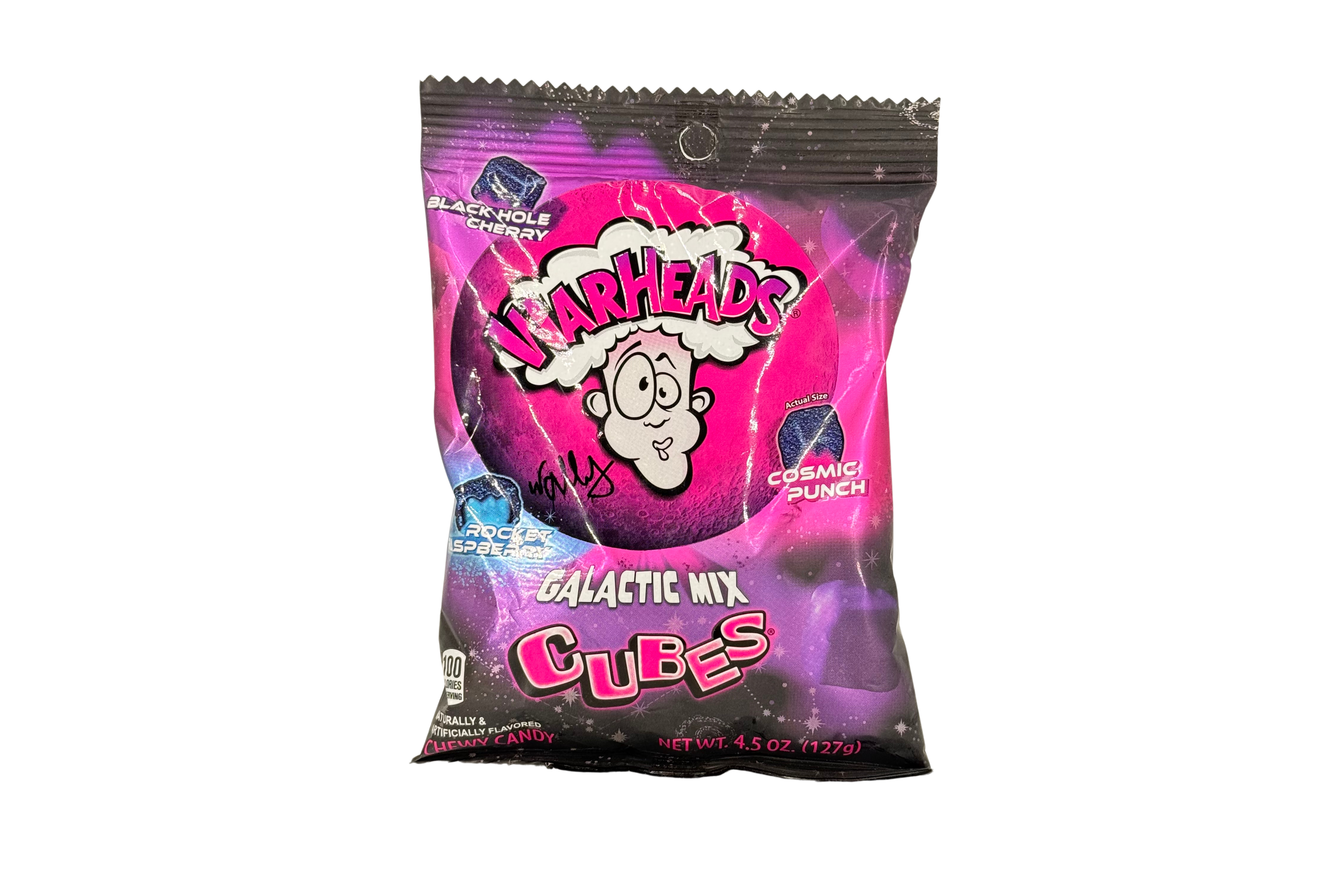 Warheads Galactic Mix Cubes PET Bag, VPE: 127g, VKE: 12x127g