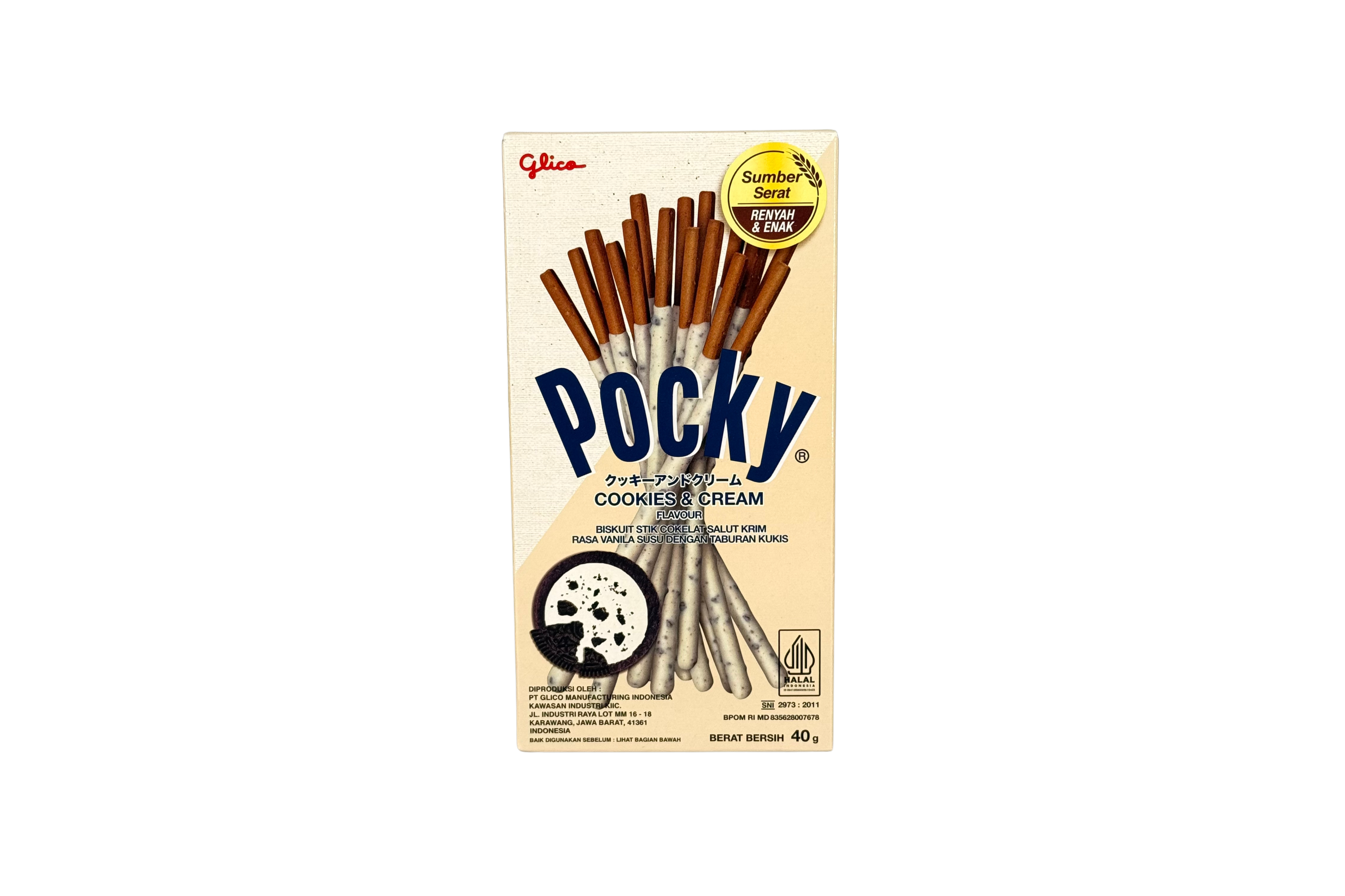 Pocky Cookies & Creme, VPE: 40g, VKE: 10x40g
