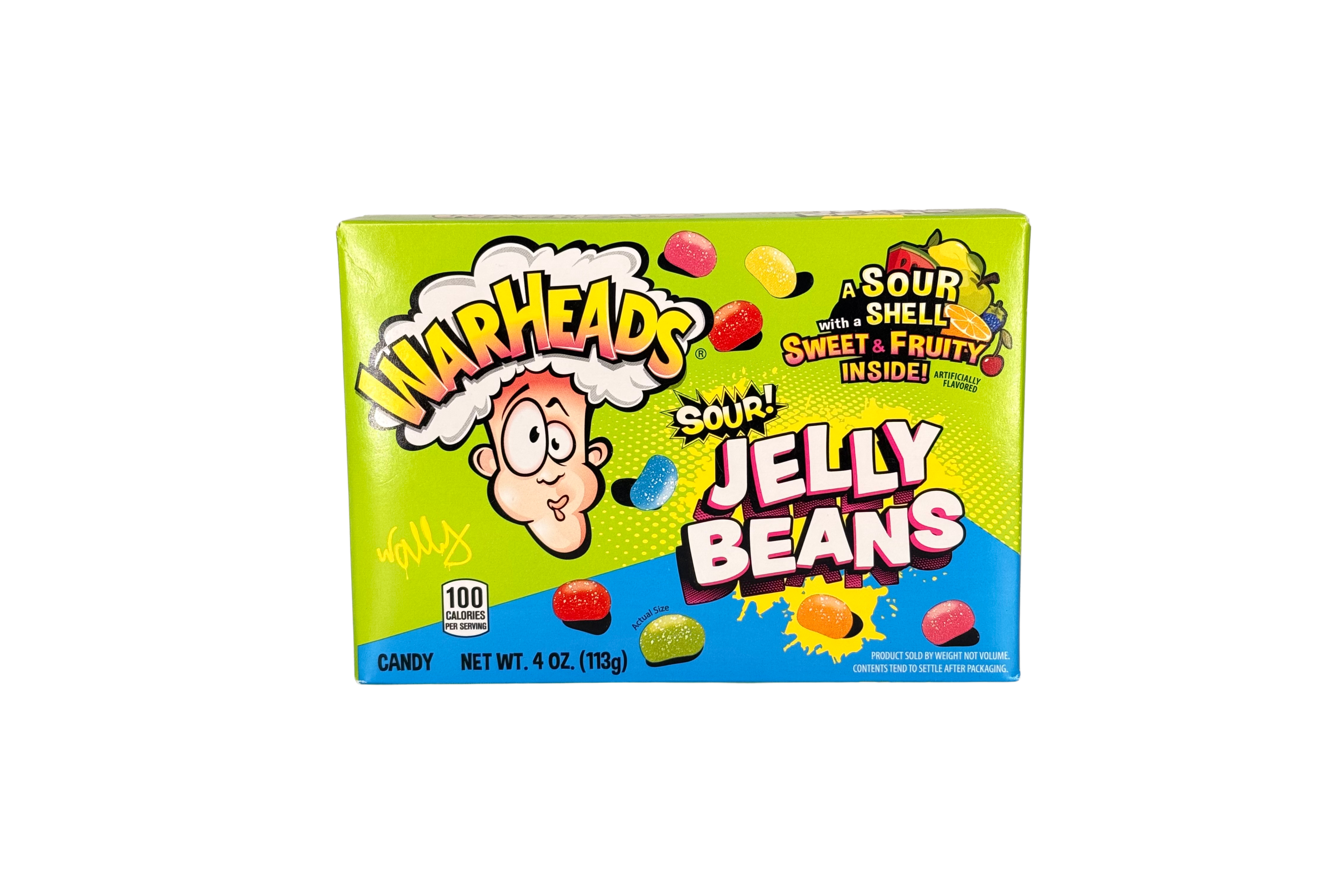 Warheads Sour Jelly Beans, VPE: 113g, VKE: 12x113g