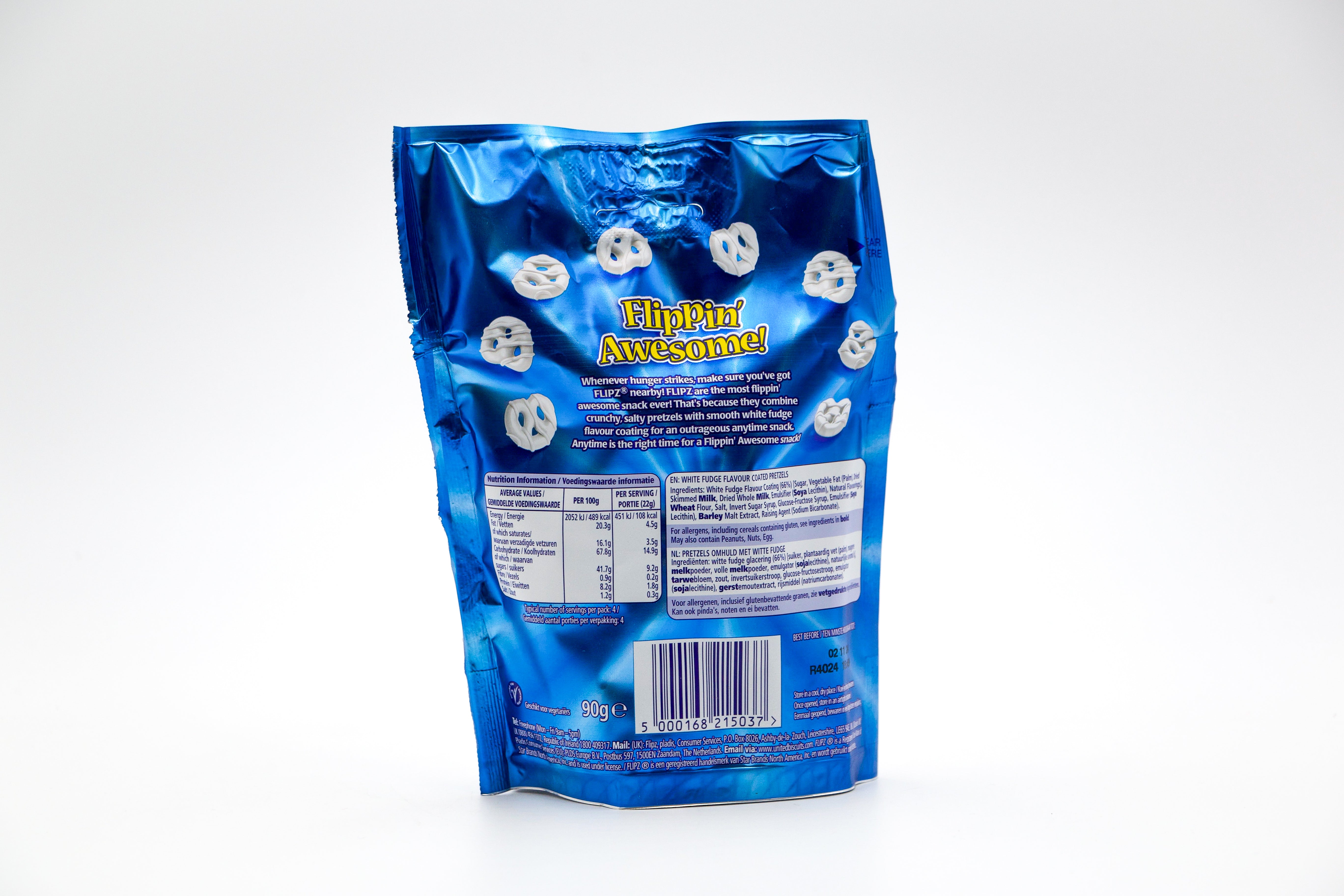 McVitie´s Flipz White Fudge, VPE: 90g, VKE: 6x90g